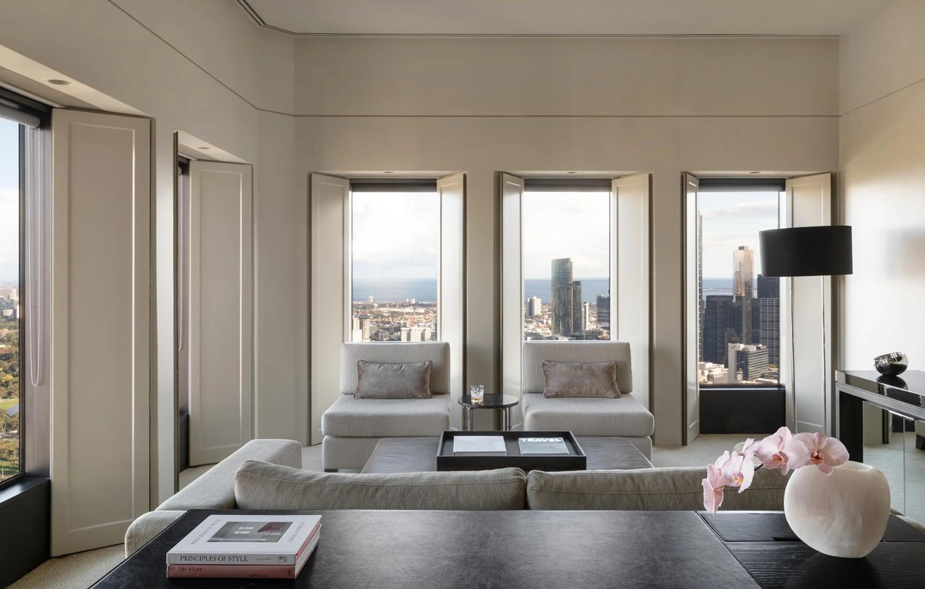 Seating area in Sofitel Melbourne On Collins