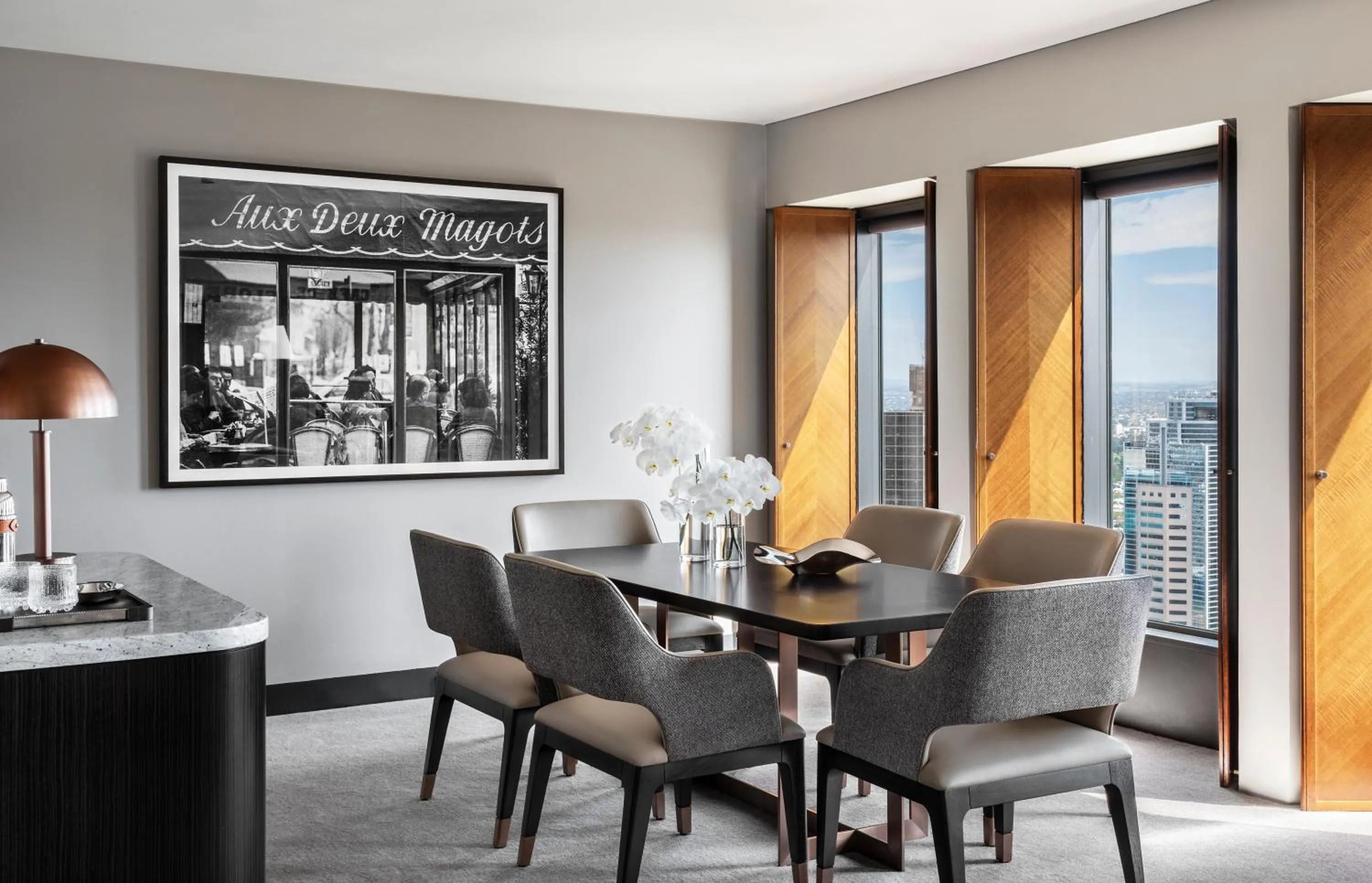 Dining area in Sofitel Melbourne On Collins
