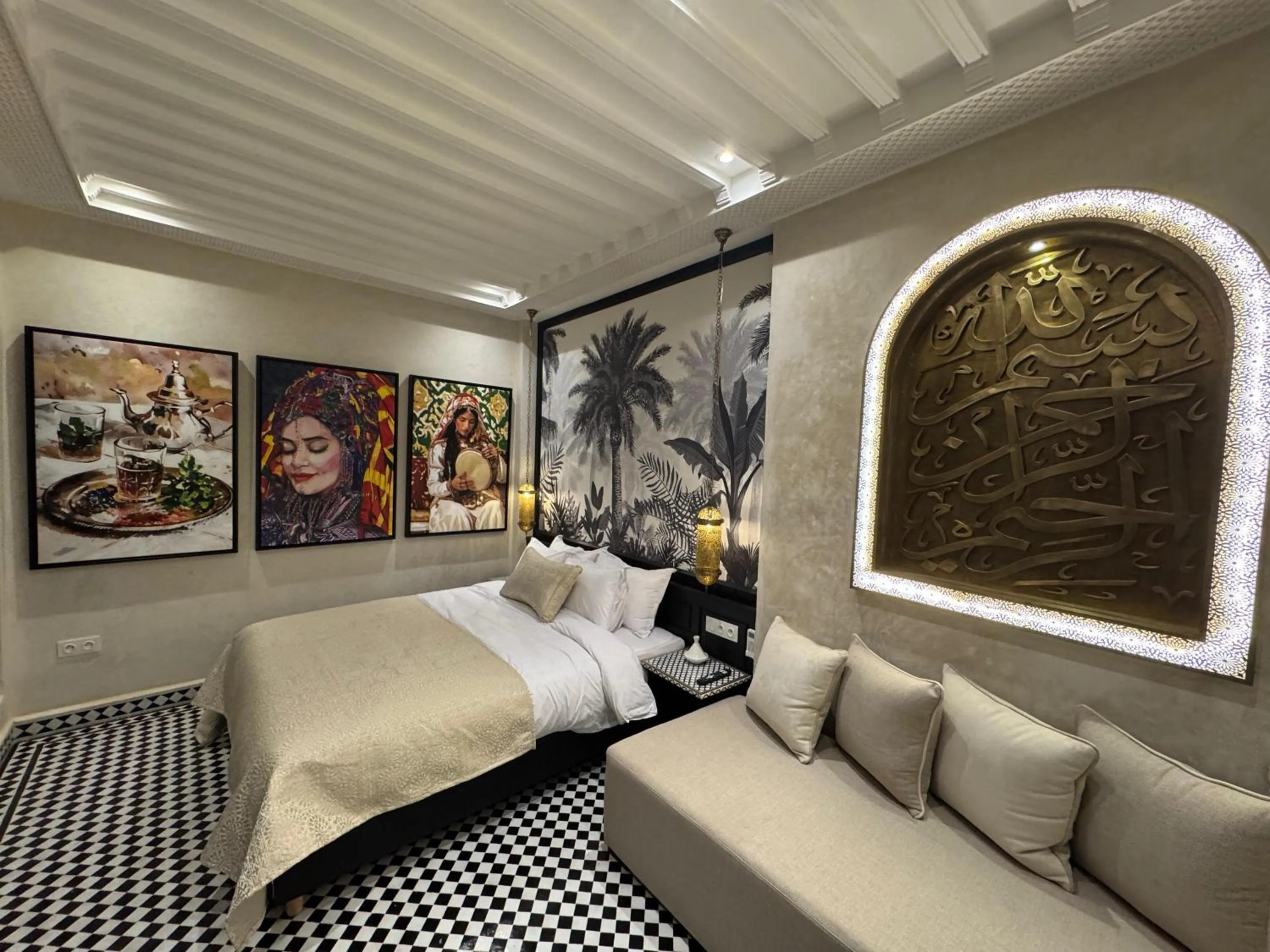 Bedroom, Bed in Riad L'Etoile D'Orient