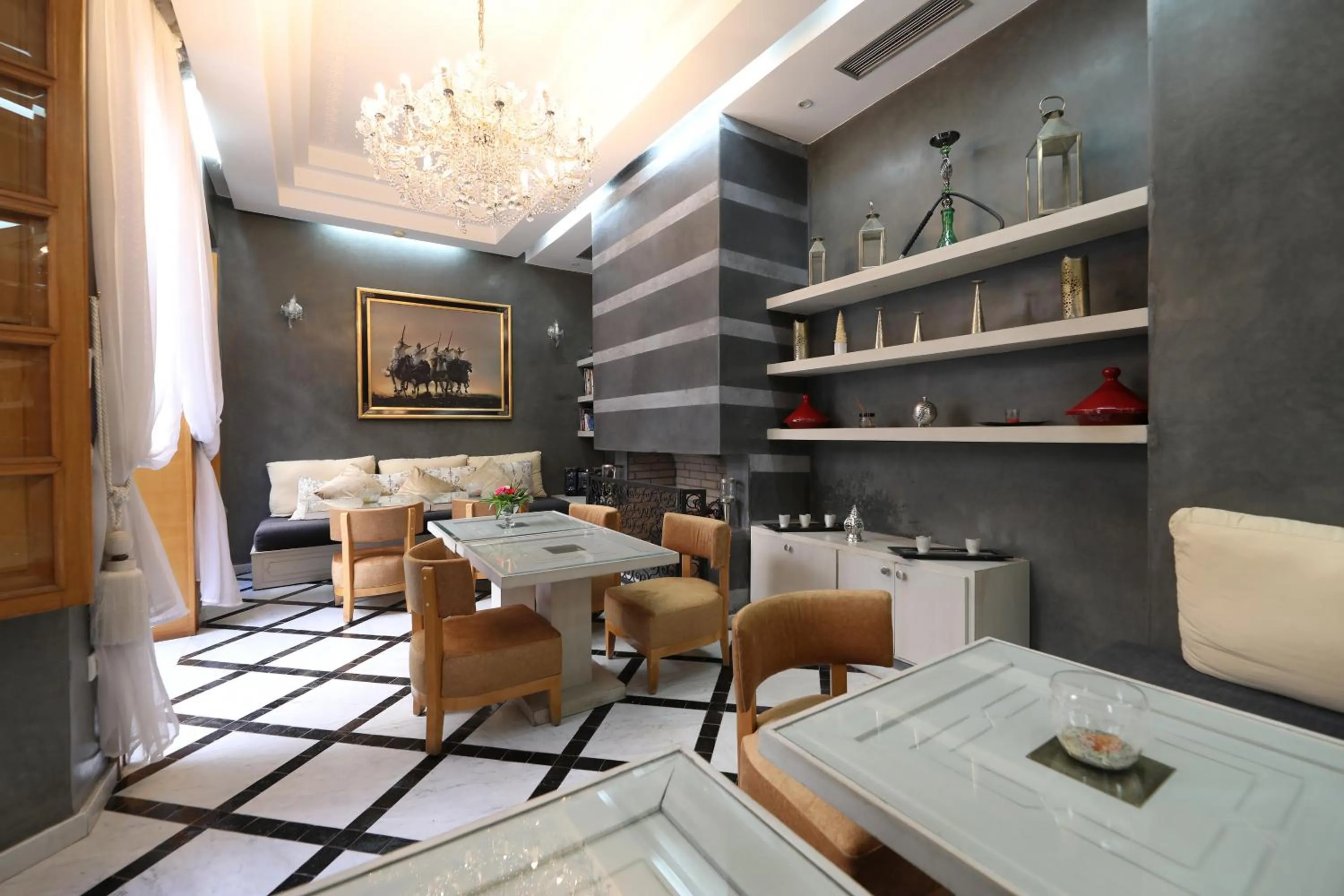 Living room in Riad L'Etoile D'Orient