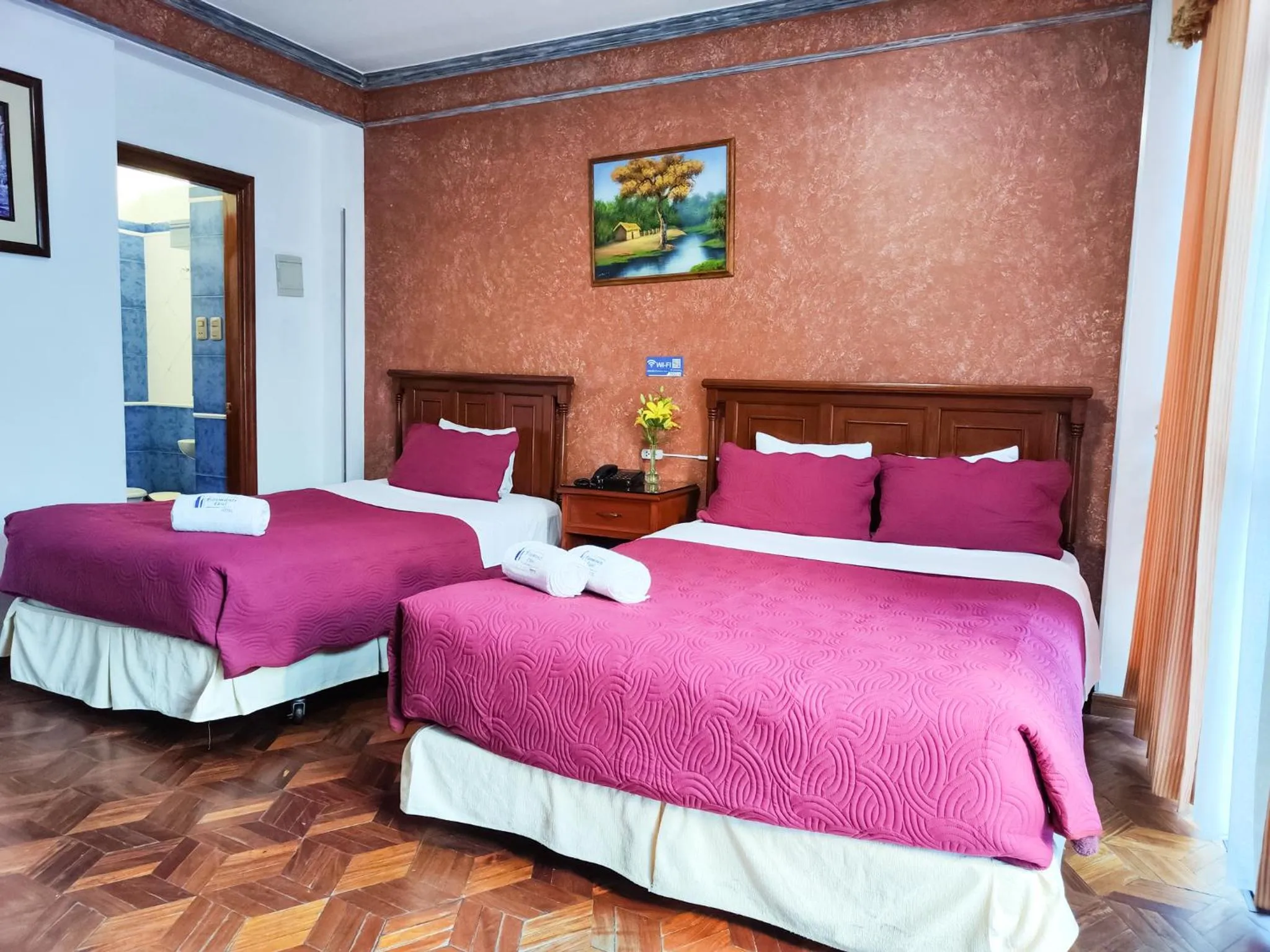 Bed in Hotel Diamante Azul