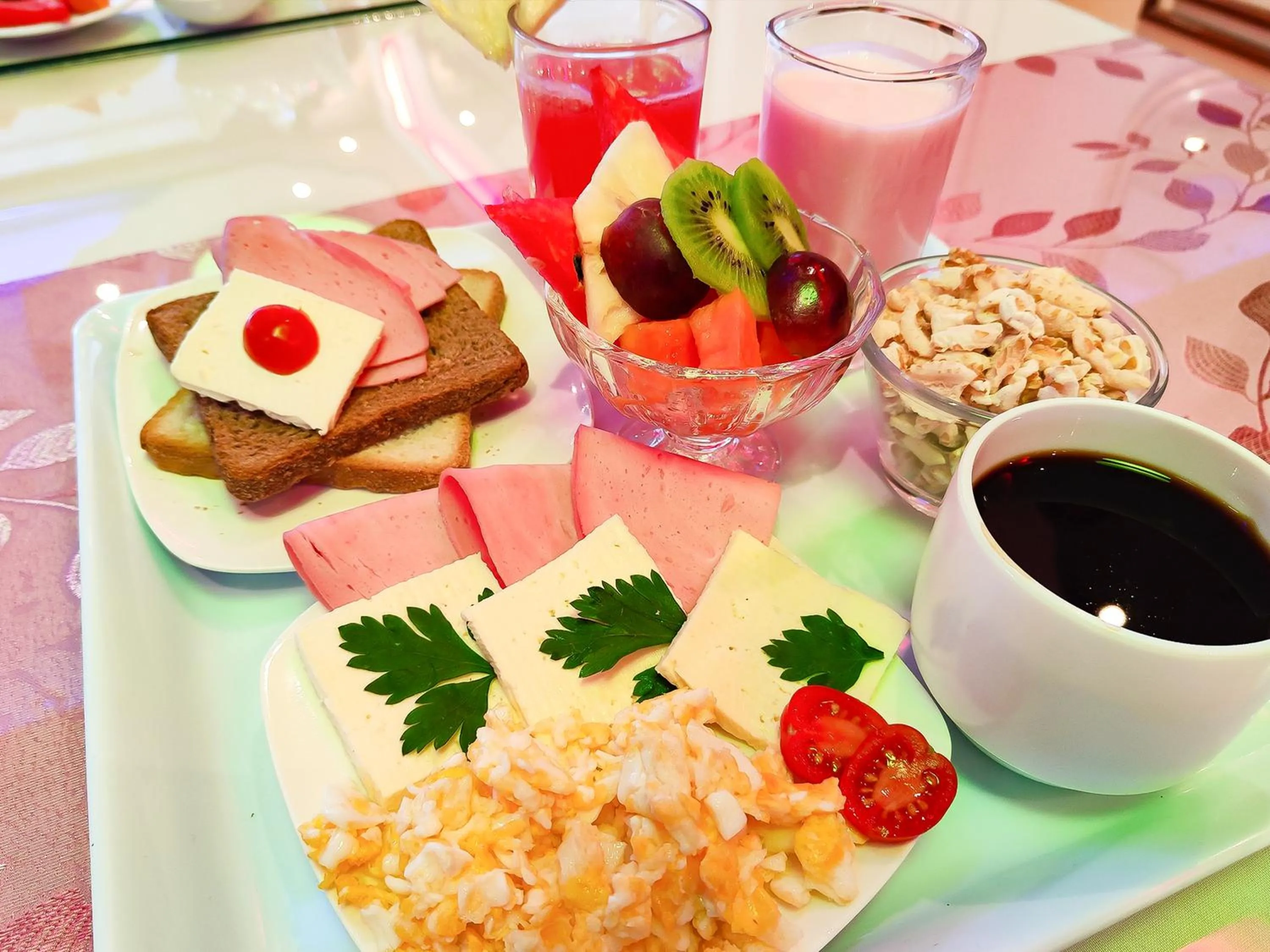 Breakfast in Hotel Diamante Azul