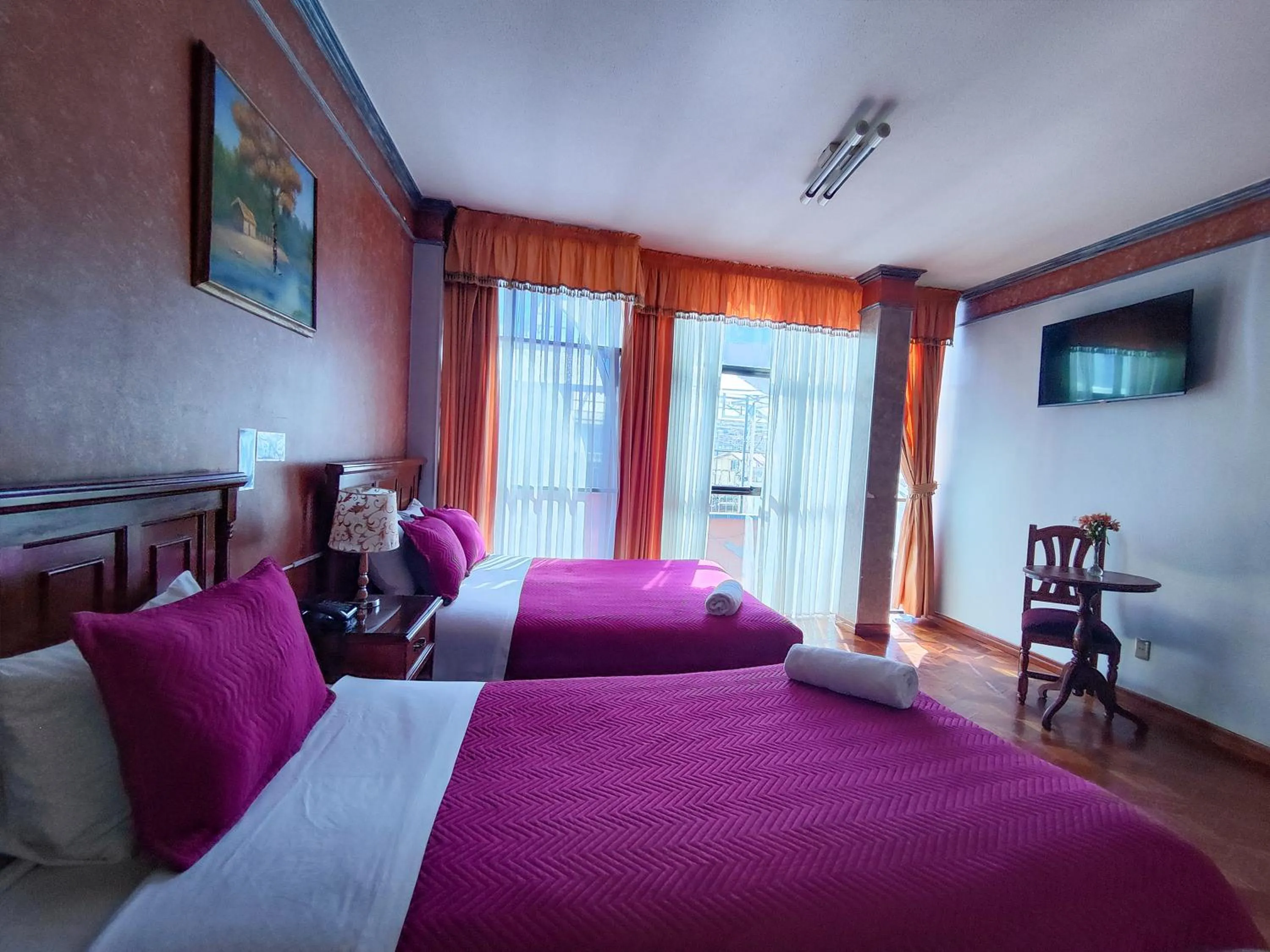 Bedroom, Bed in Hotel Diamante Azul