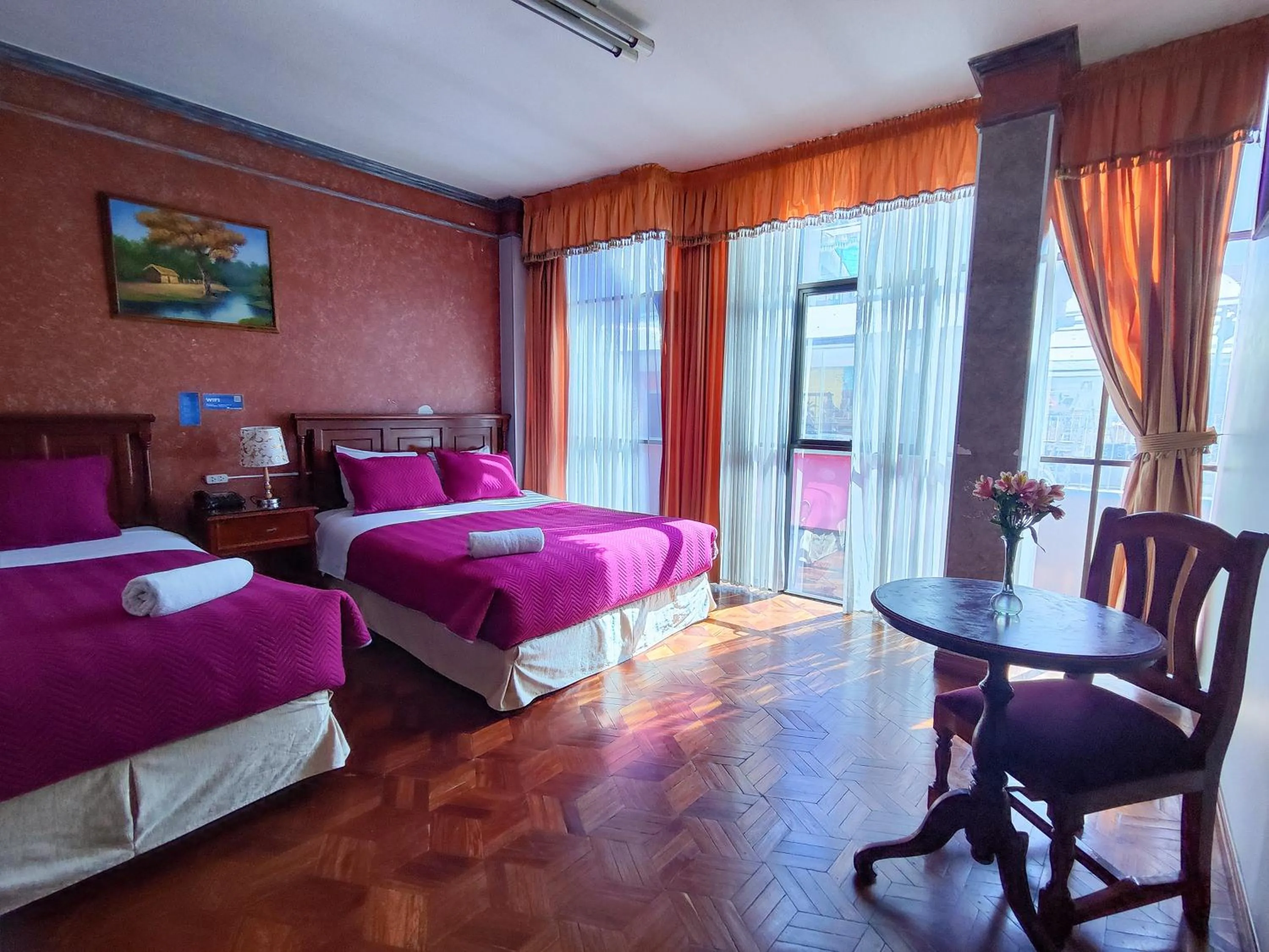 Bedroom, Bed in Hotel Diamante Azul