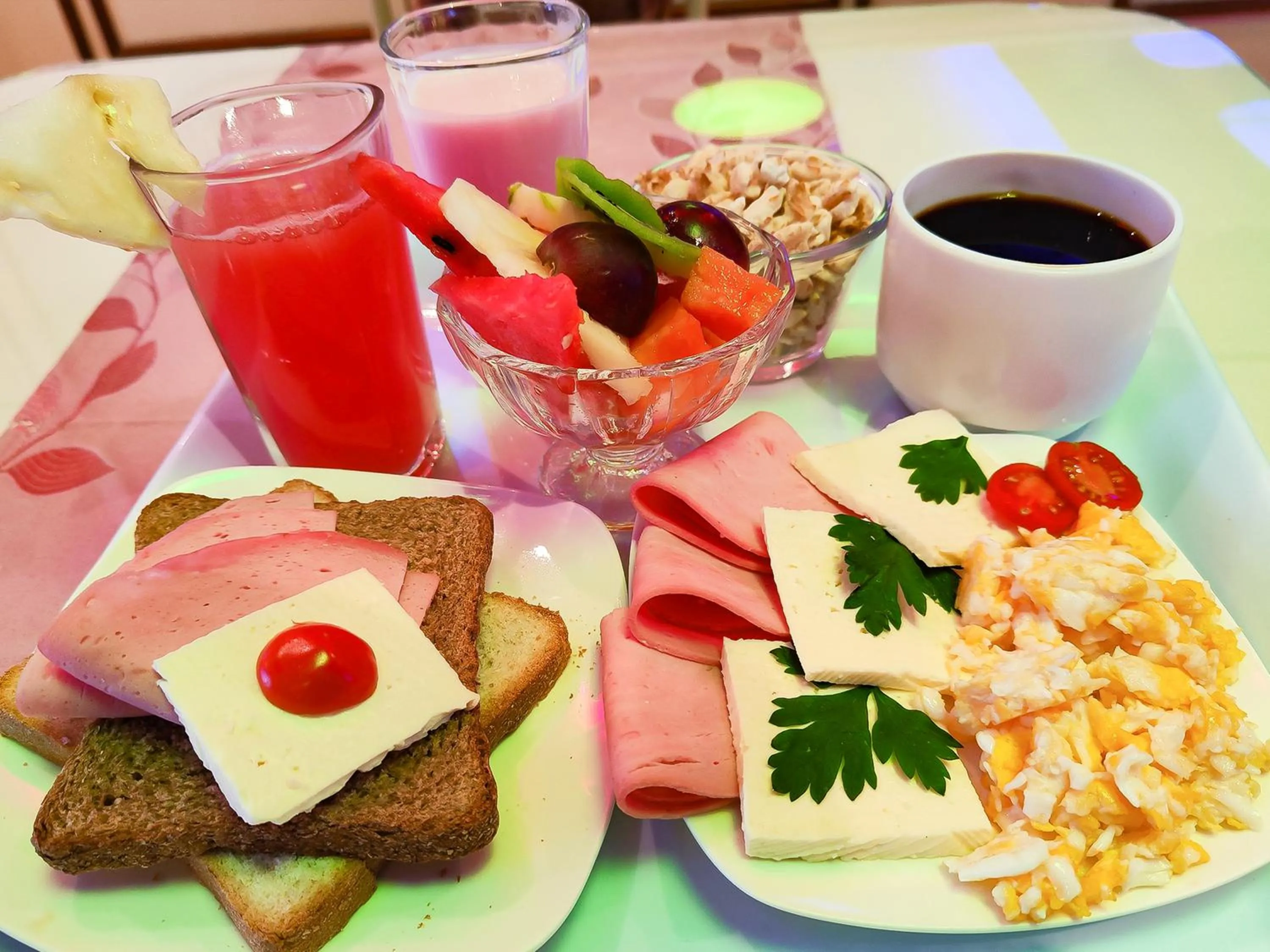 Breakfast in Hotel Diamante Azul