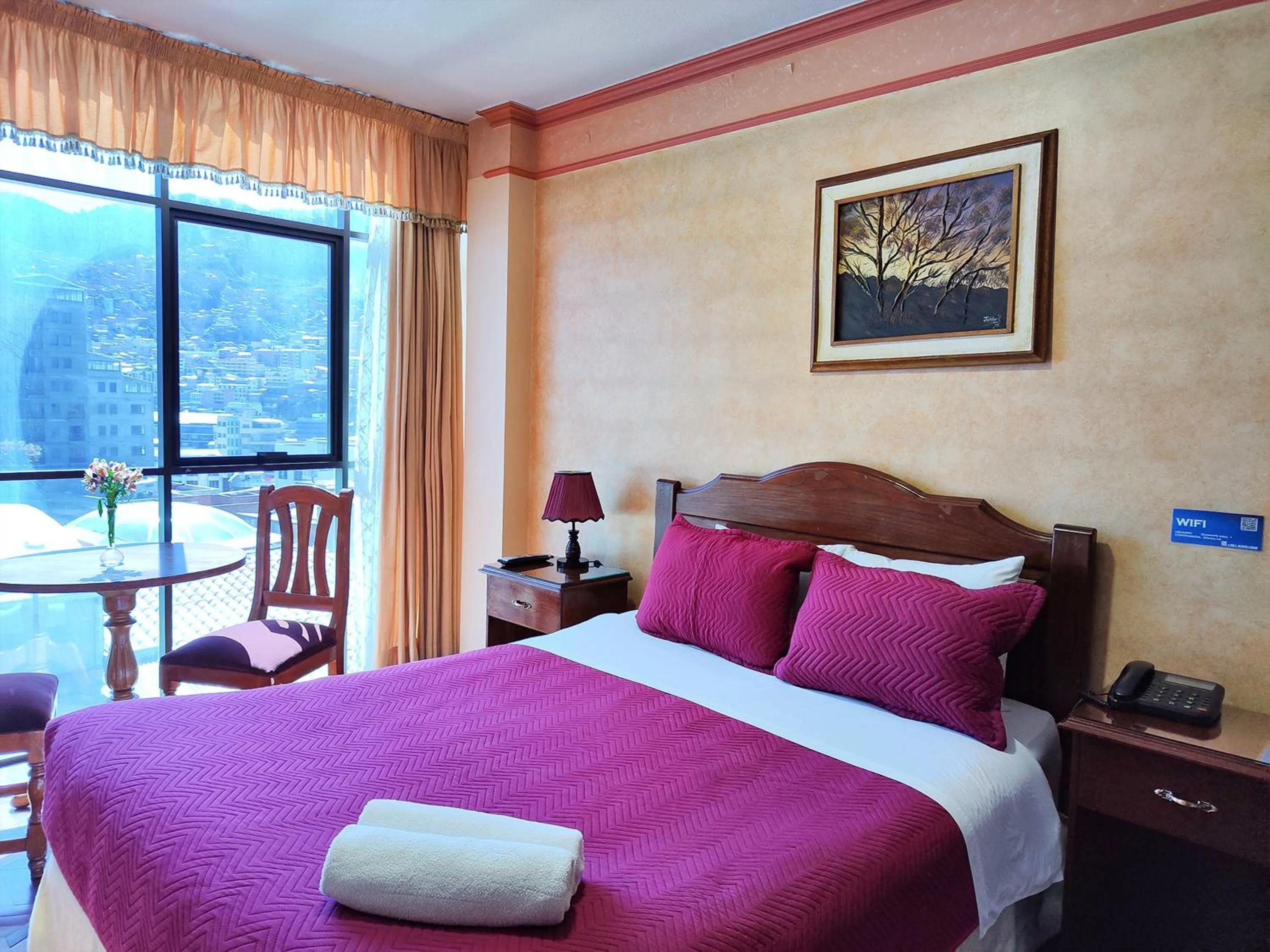 Bedroom, Bed in Hotel Diamante Azul