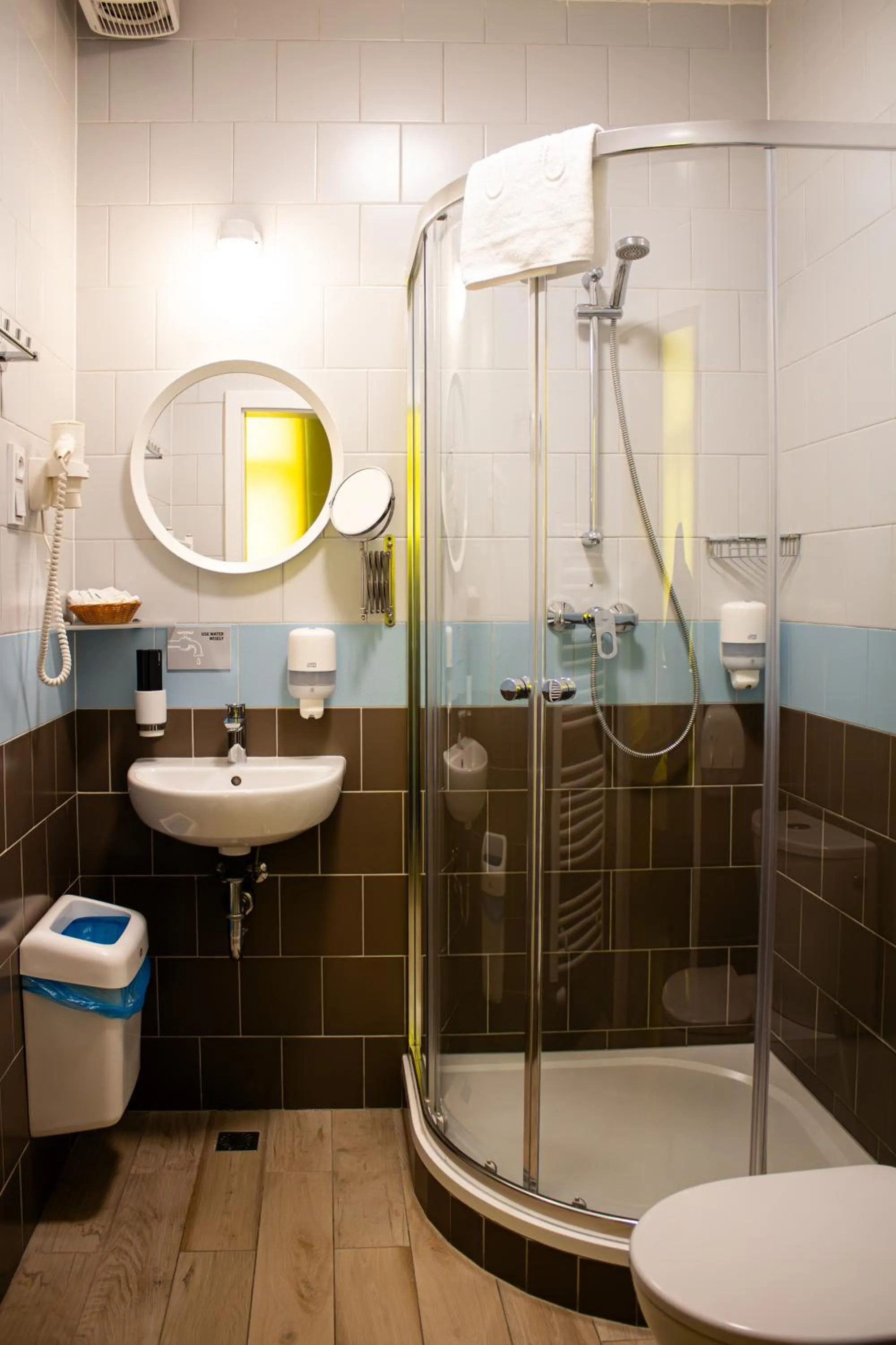 Shower in Prague Dream Hostel