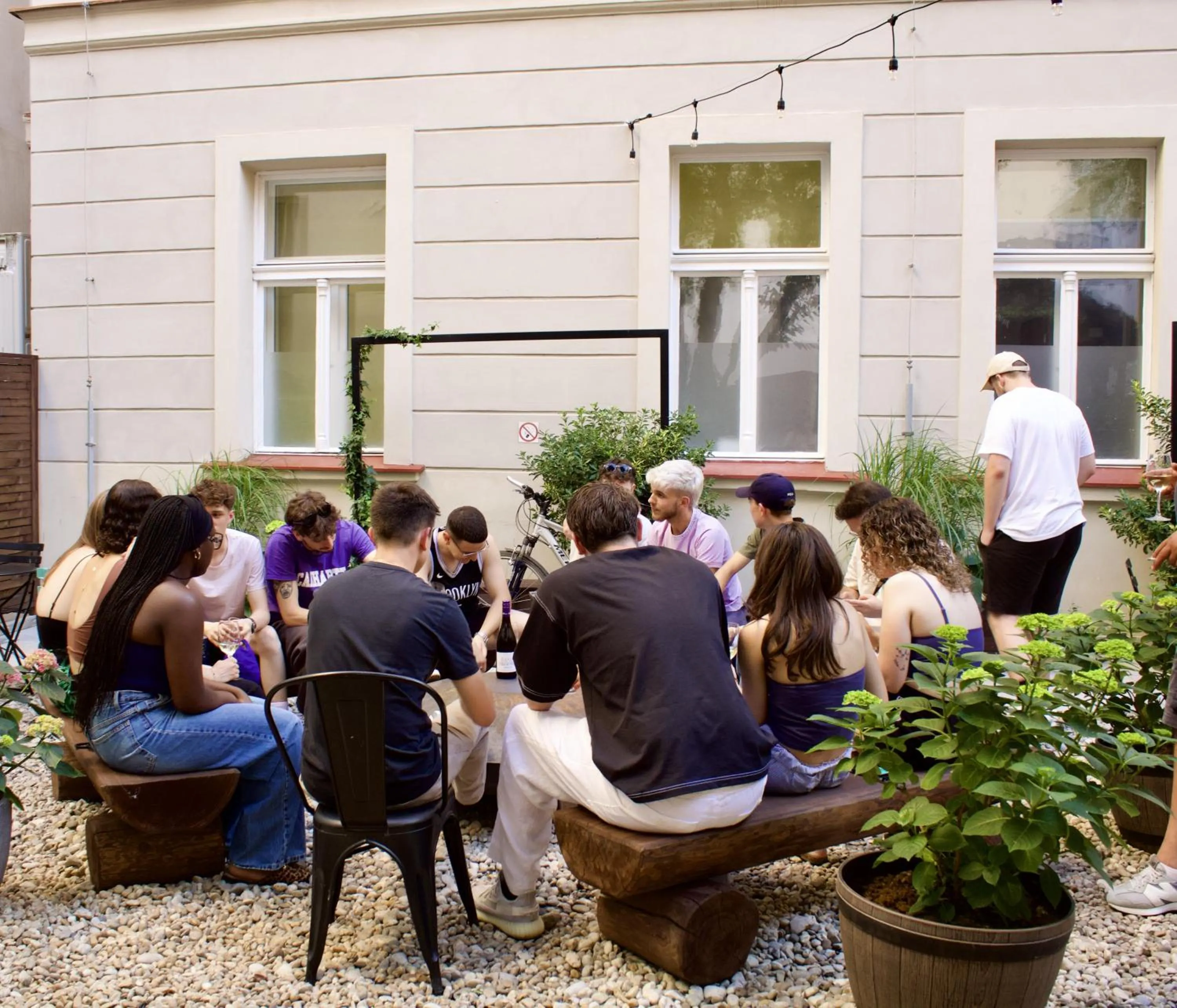 BBQ facilities in Prague Dream Hostel