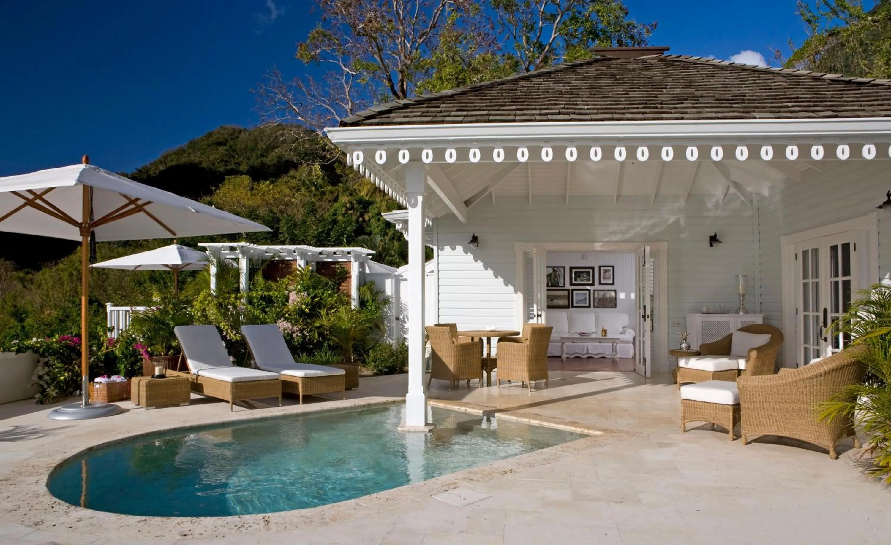 Patio in Sugar Beach, A Viceroy Resort