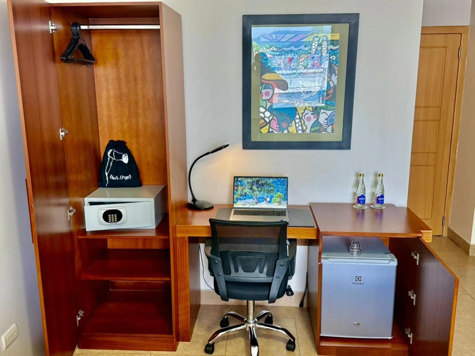 hair dryier in Hotel Marcelius