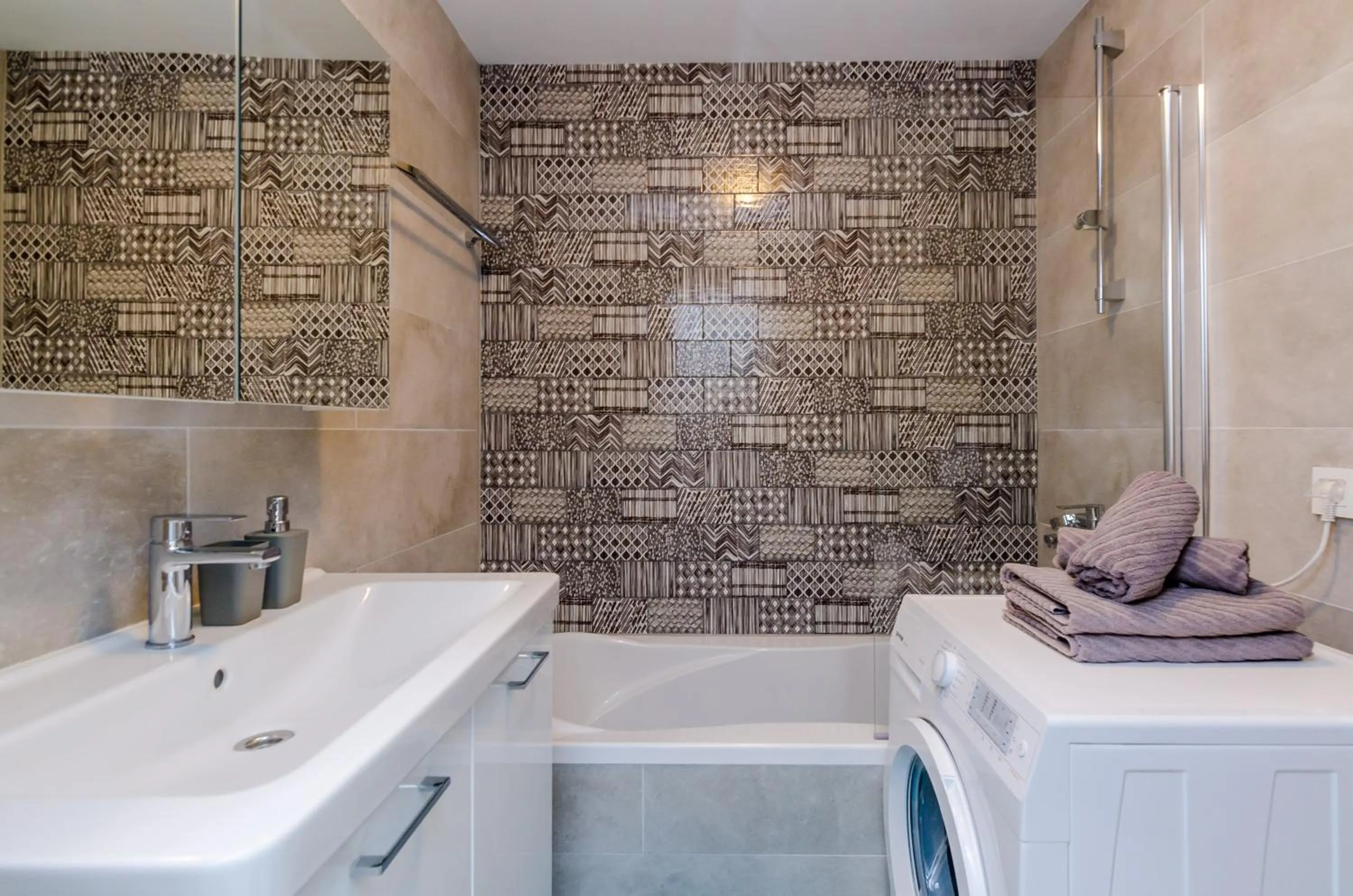 Bathroom in Apartments Lazarin