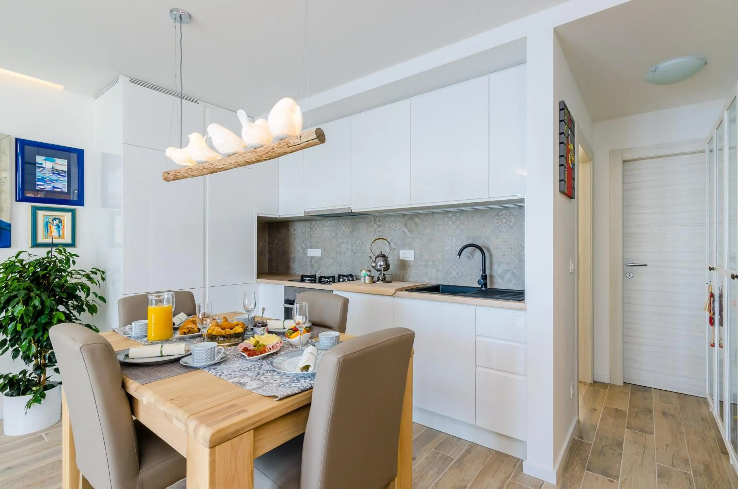 Kitchen or kitchenette in Apartments Lazarin