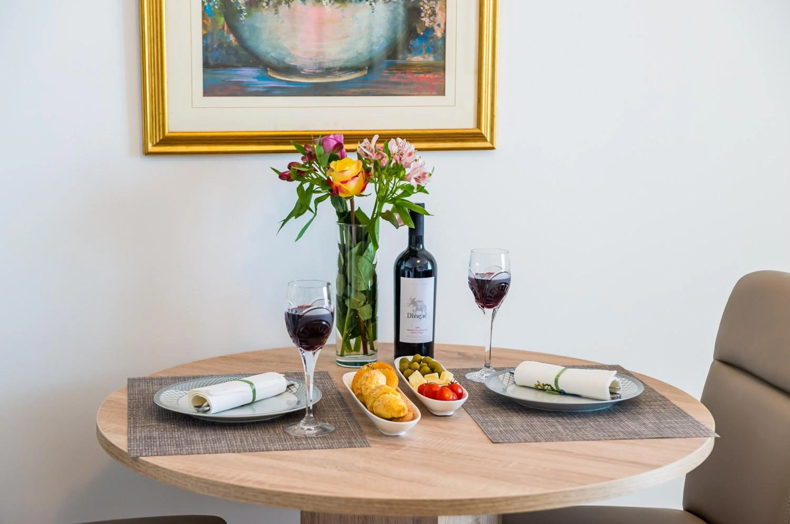 Dining area in Apartments Lazarin