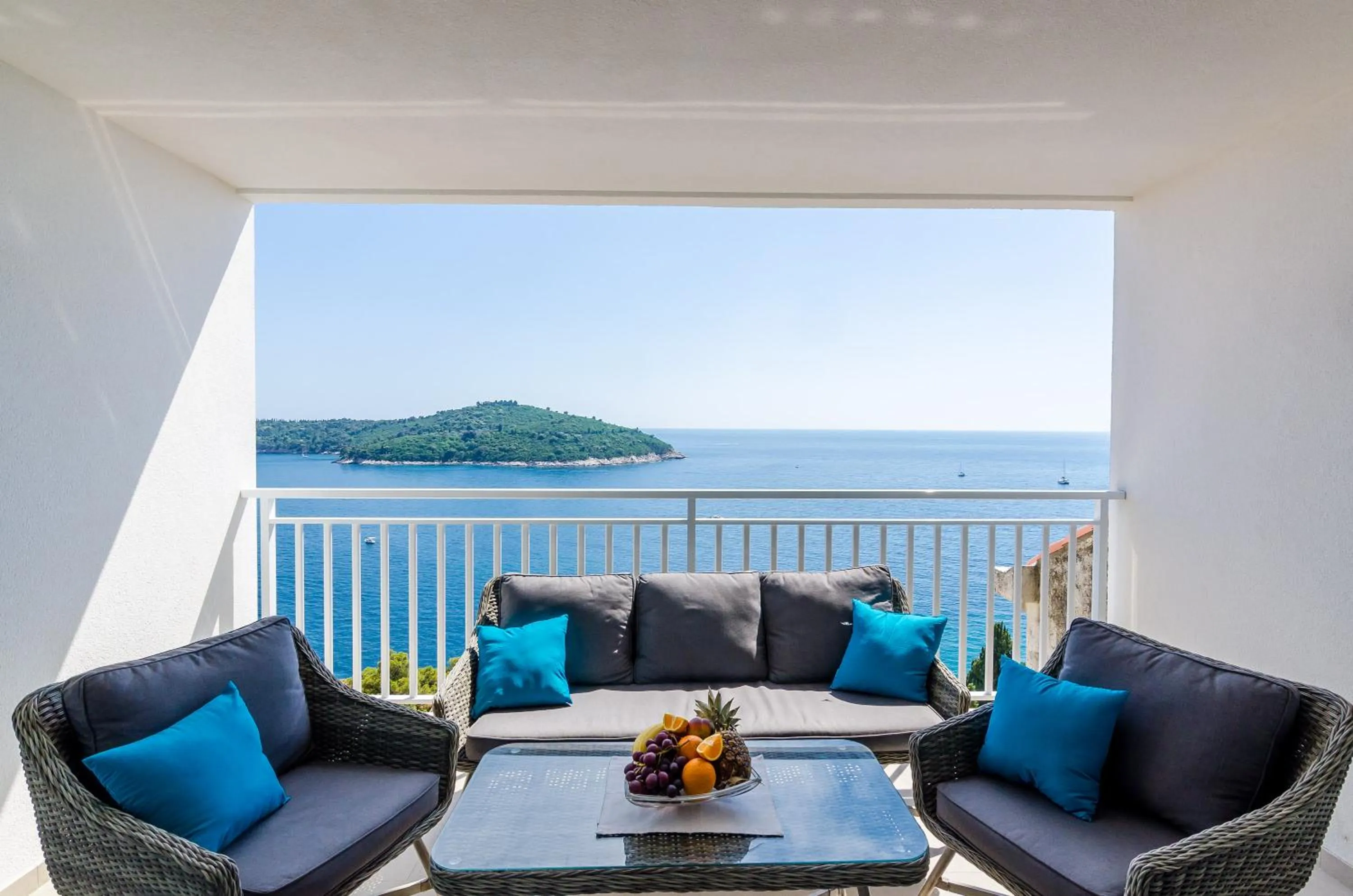 Balcony/Terrace in Apartments Lazarin