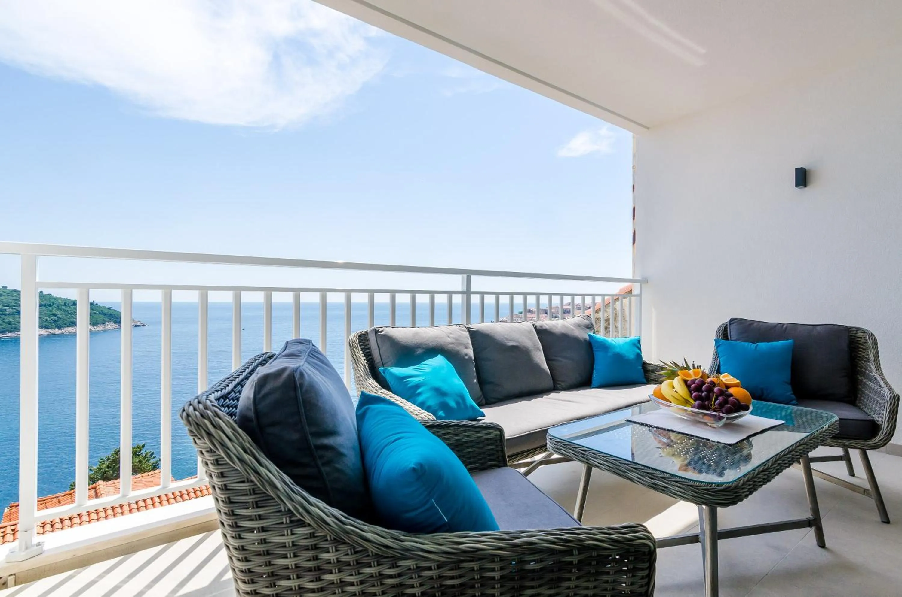 Balcony/Terrace in Apartments Lazarin