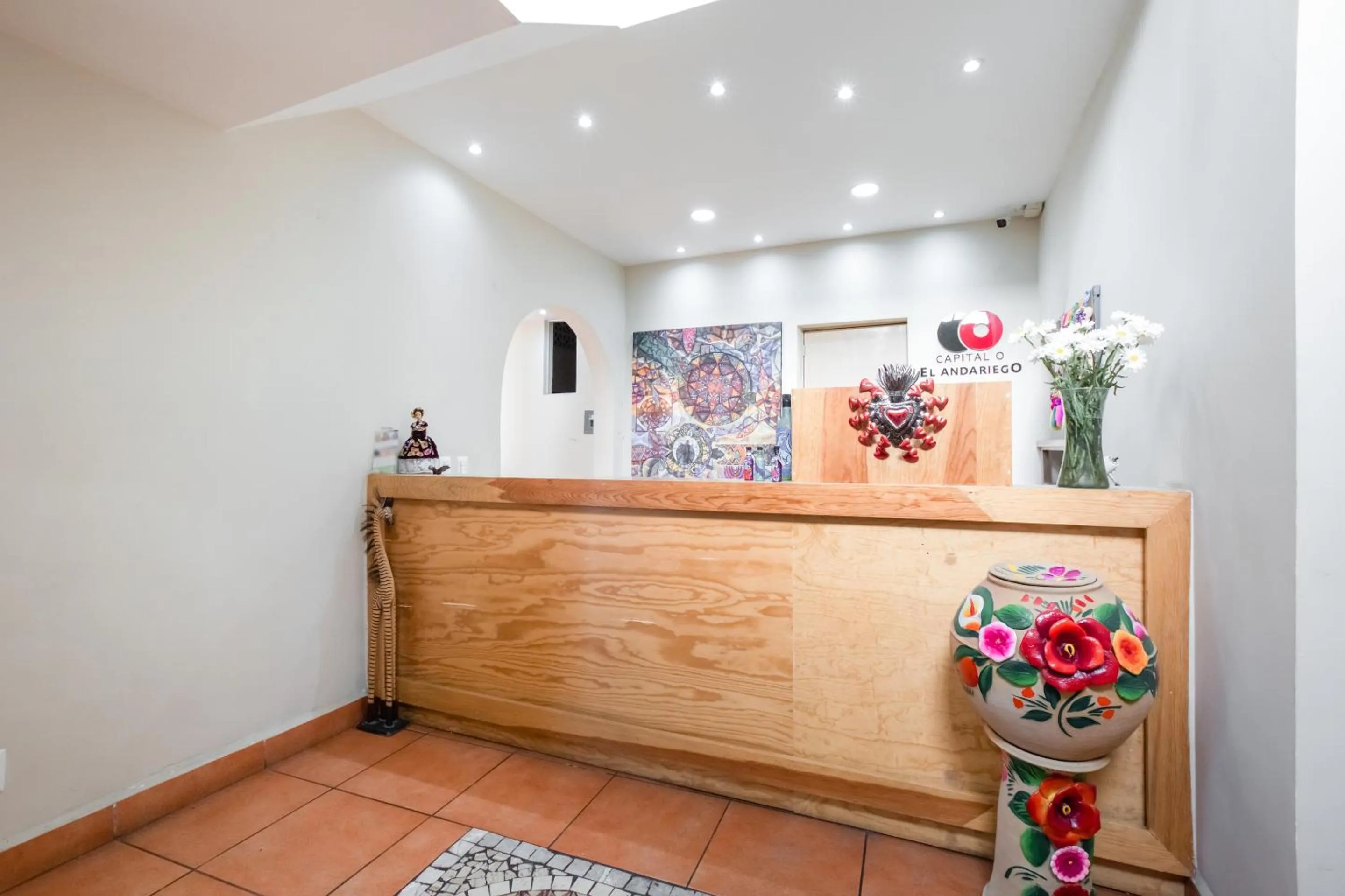 Lobby or reception in Capital O El Andariego, Oaxaca