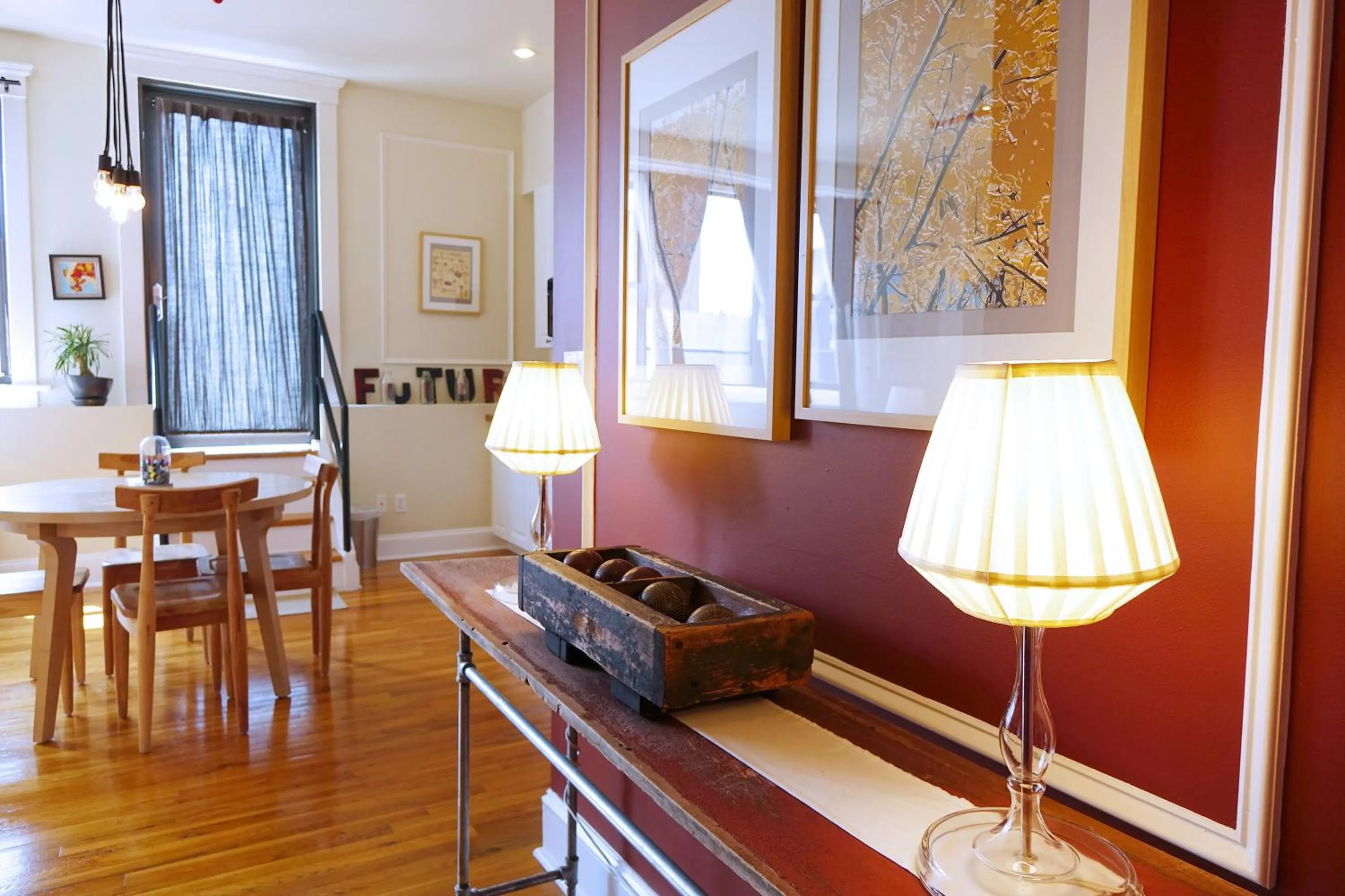 Decorative detail in The Box House Hotel