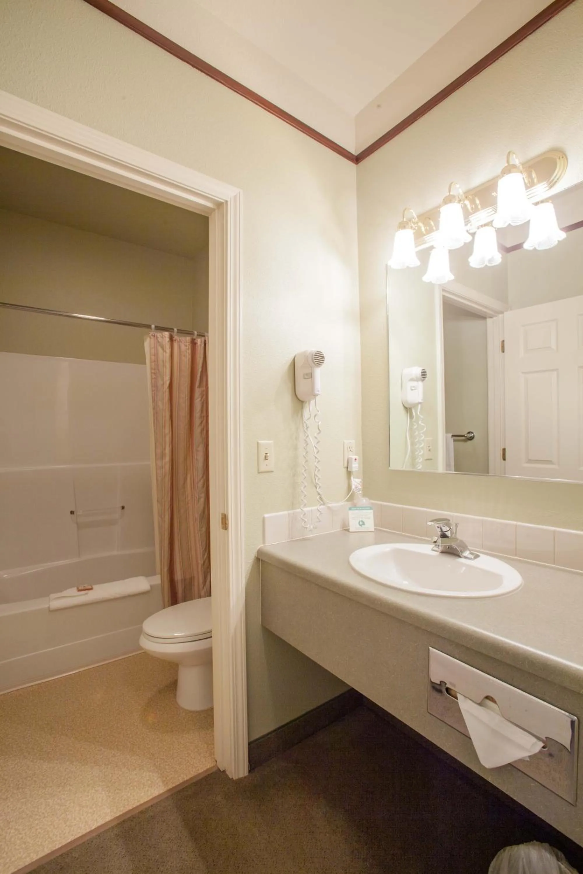 Bathroom in River's Edge Resort