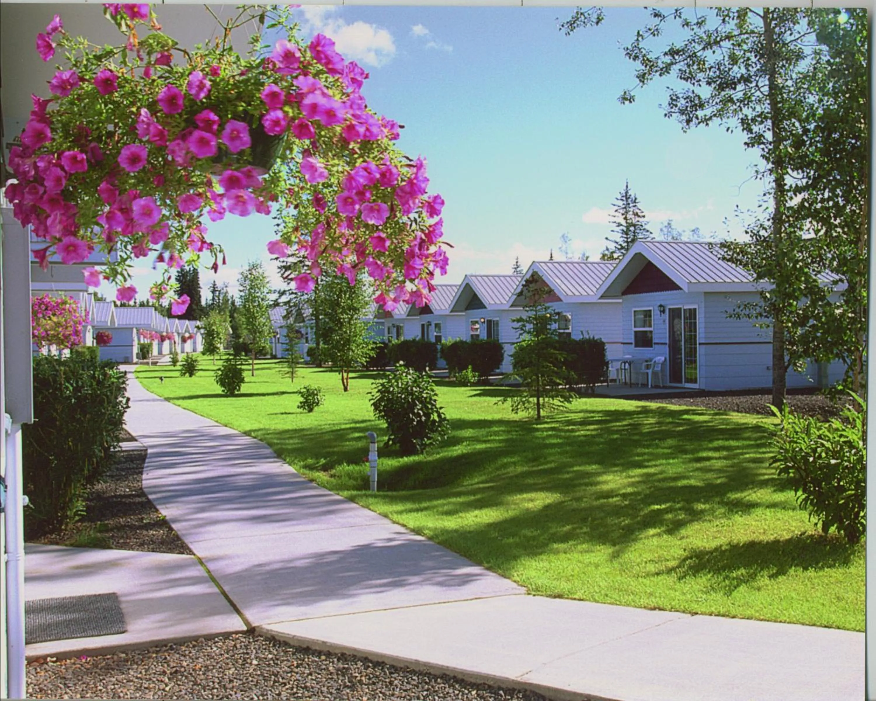 Garden in River's Edge Resort