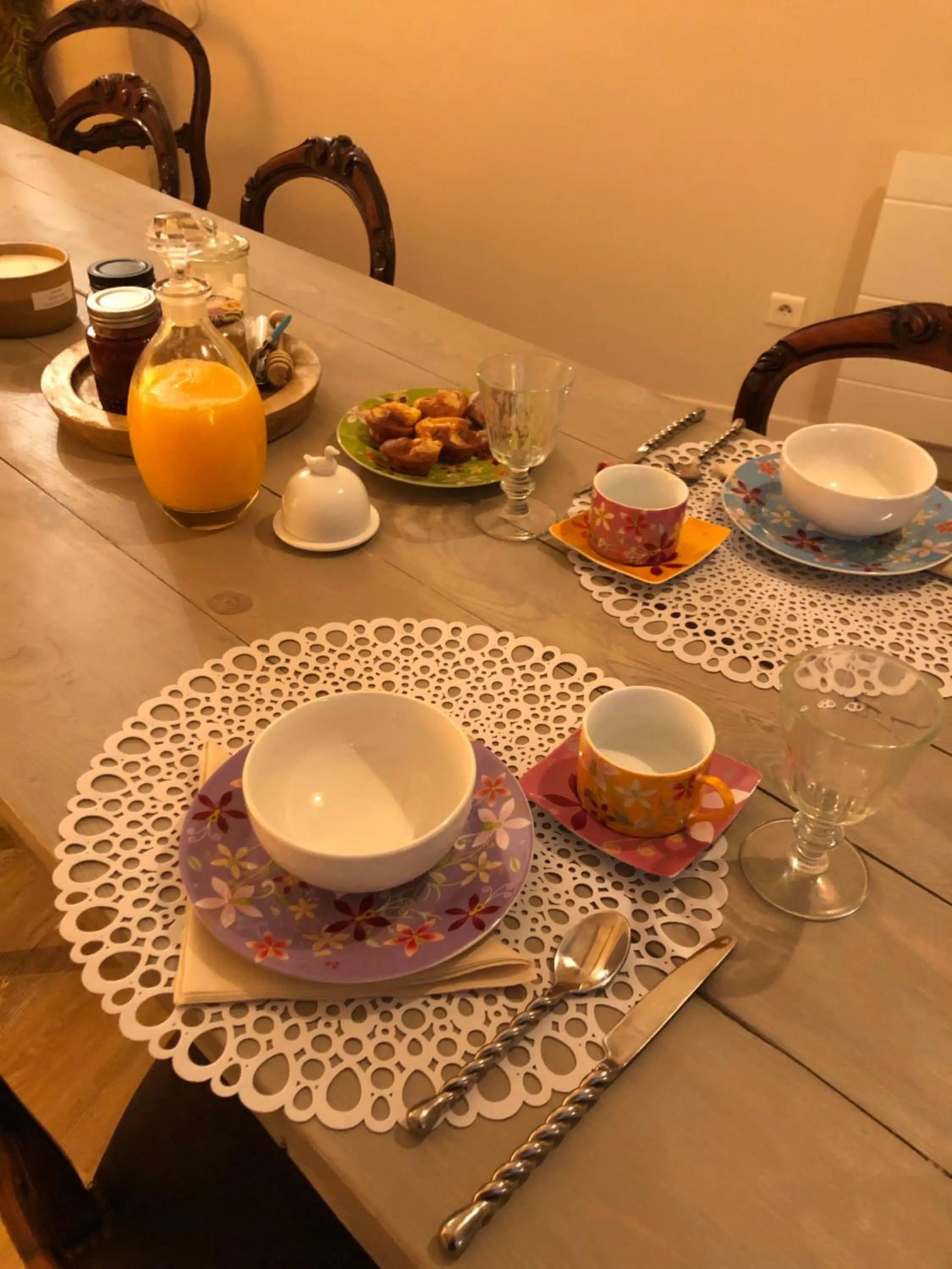 Breakfast in Le Mas des Sources