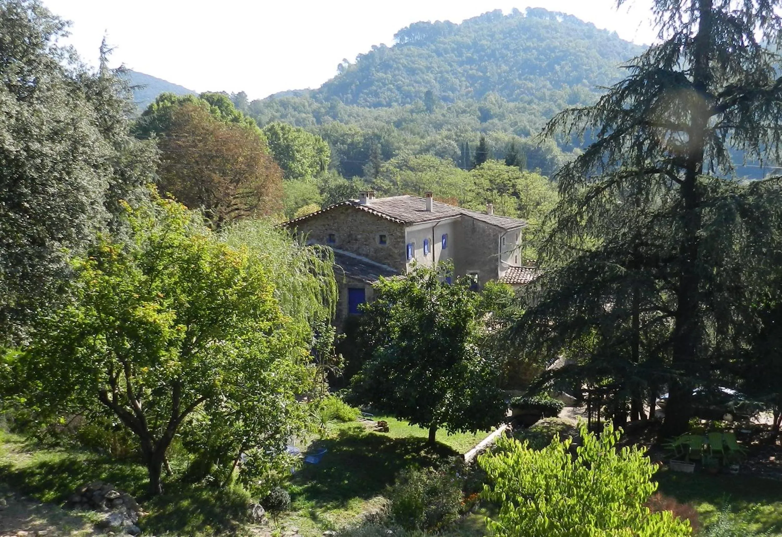 Bird's eye view in Le Mas des Sources