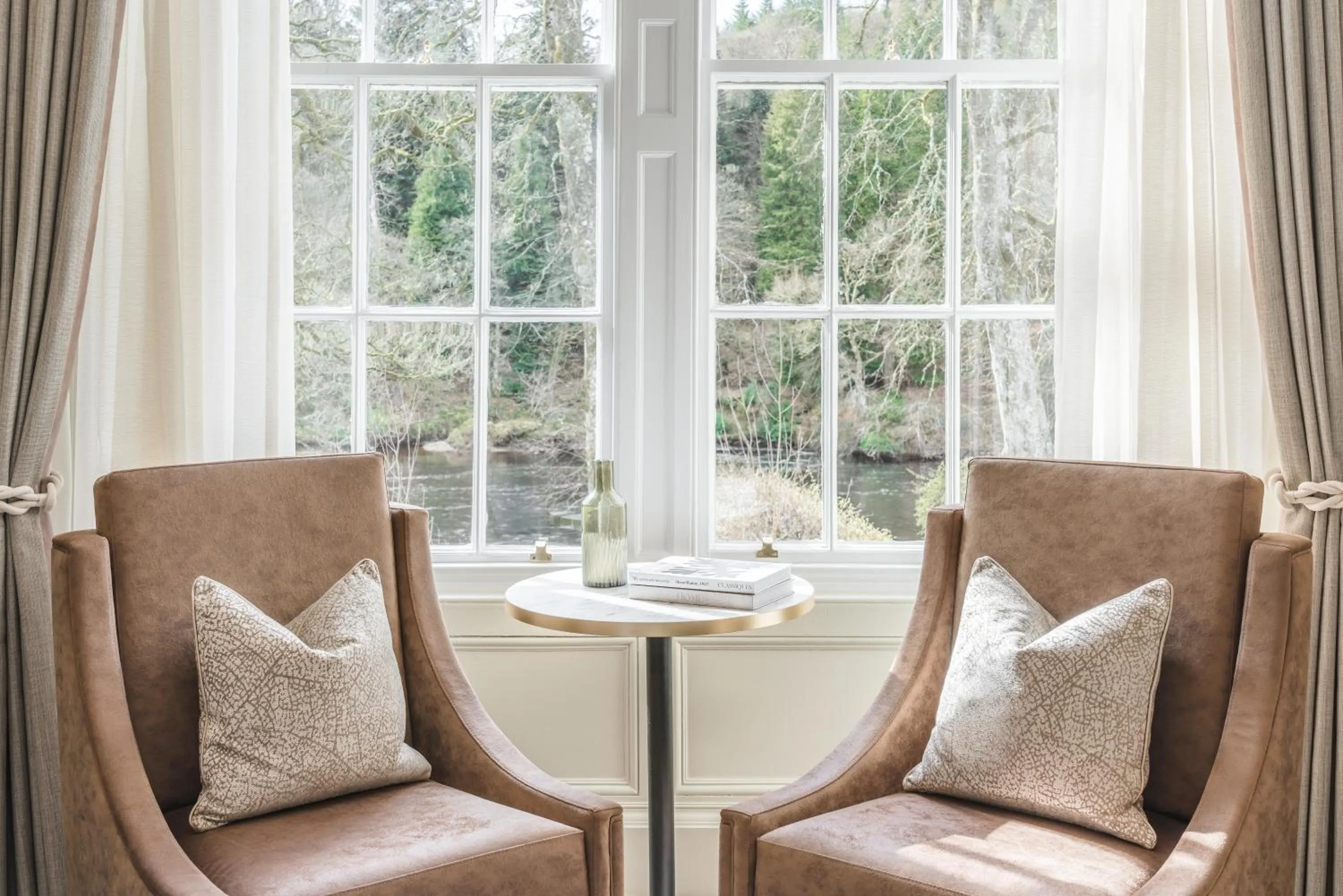 Seating area in Dunkeld House Hotel