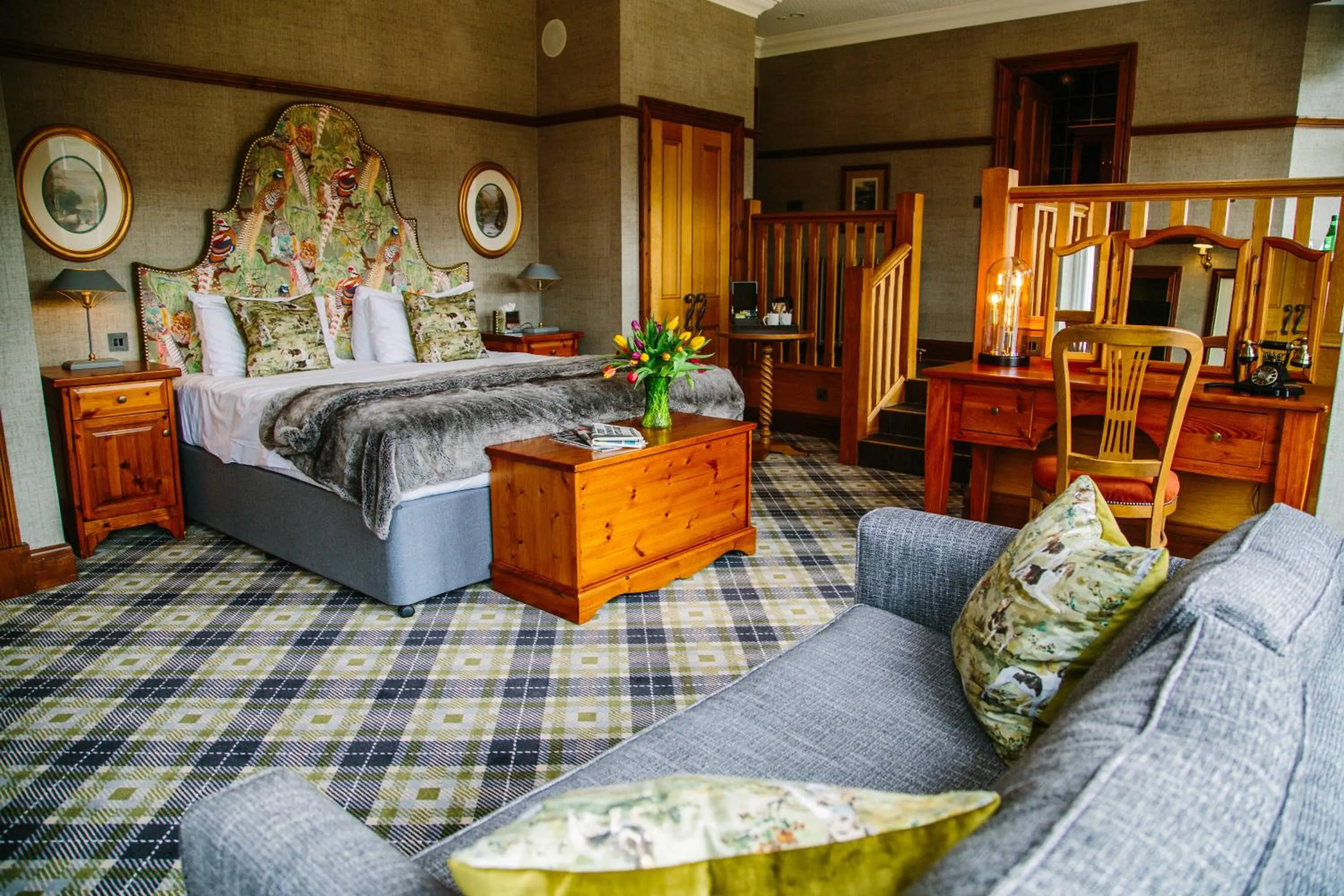 Bedroom, Bed in Dunkeld House Hotel