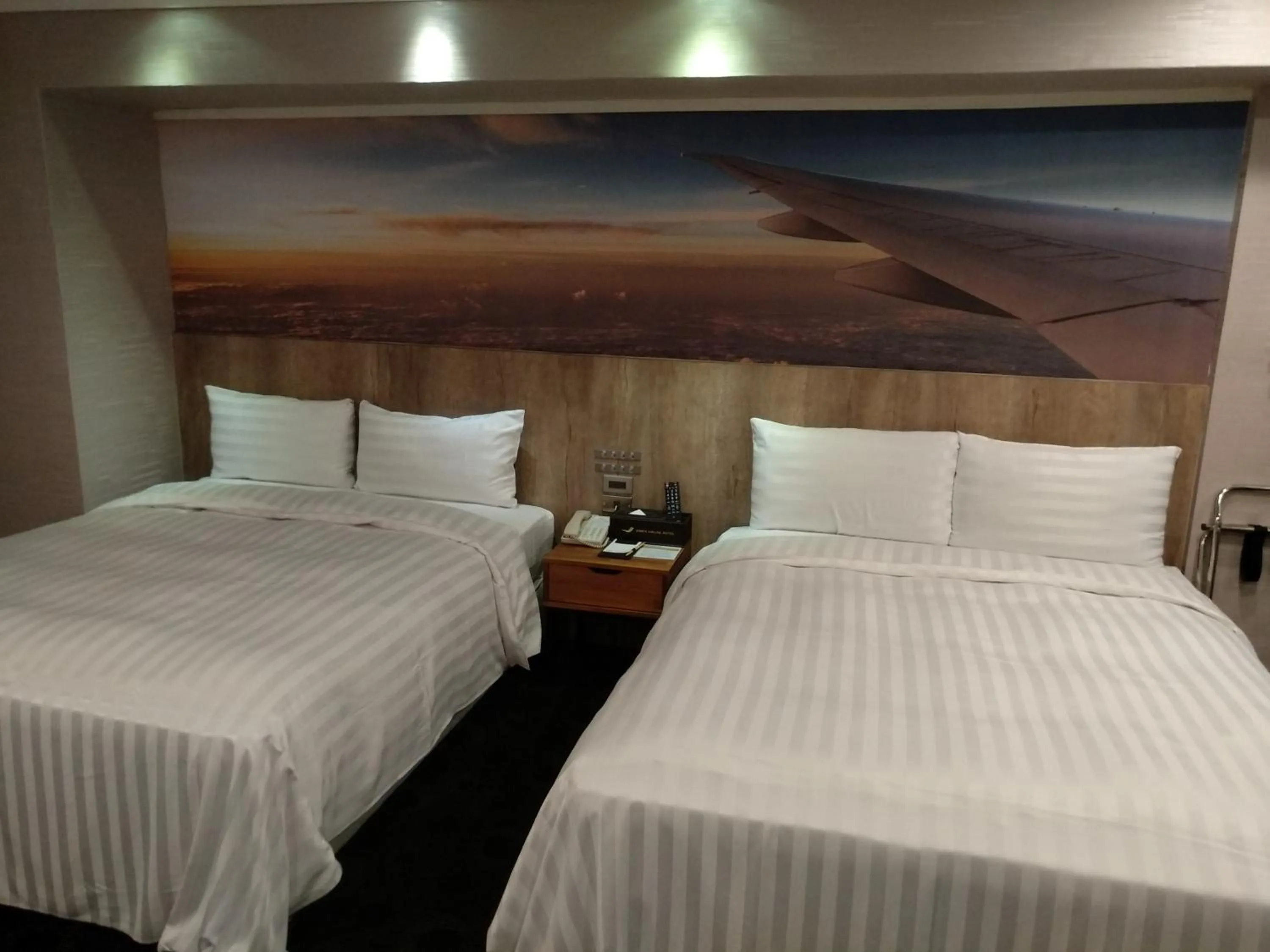 Bed in Ximen Airline Hotel