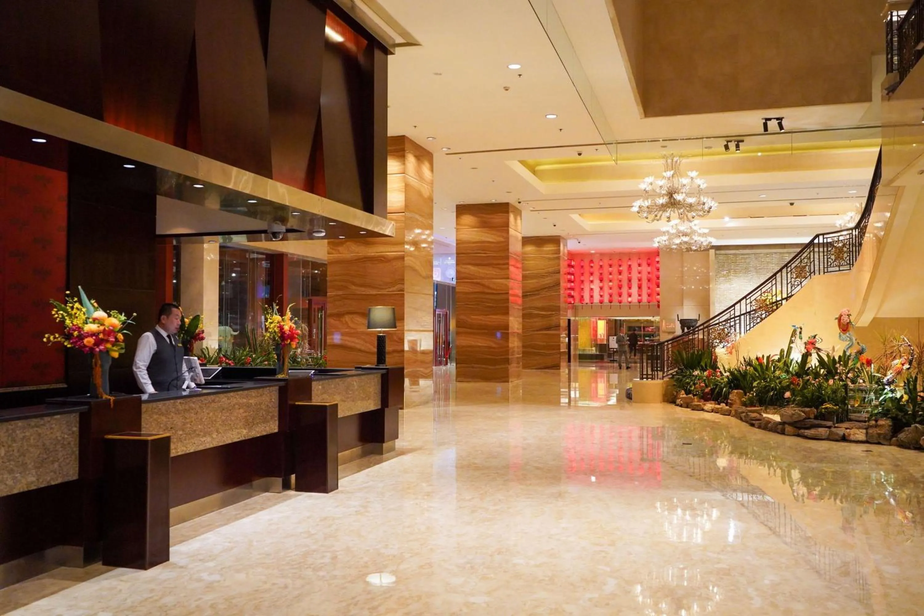 Lobby or reception in Shangri-La Xian