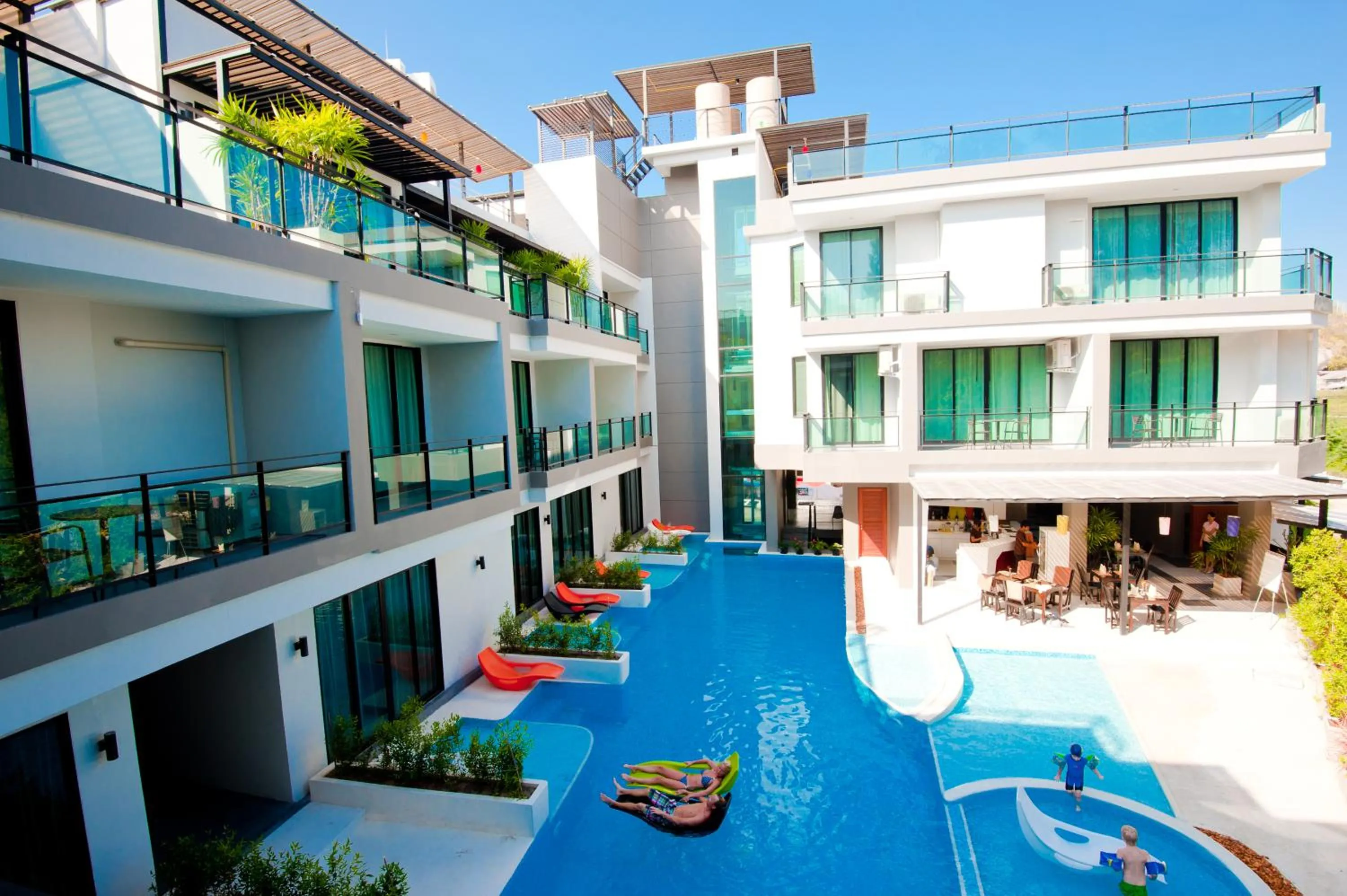 Pool view in Chalay Monta