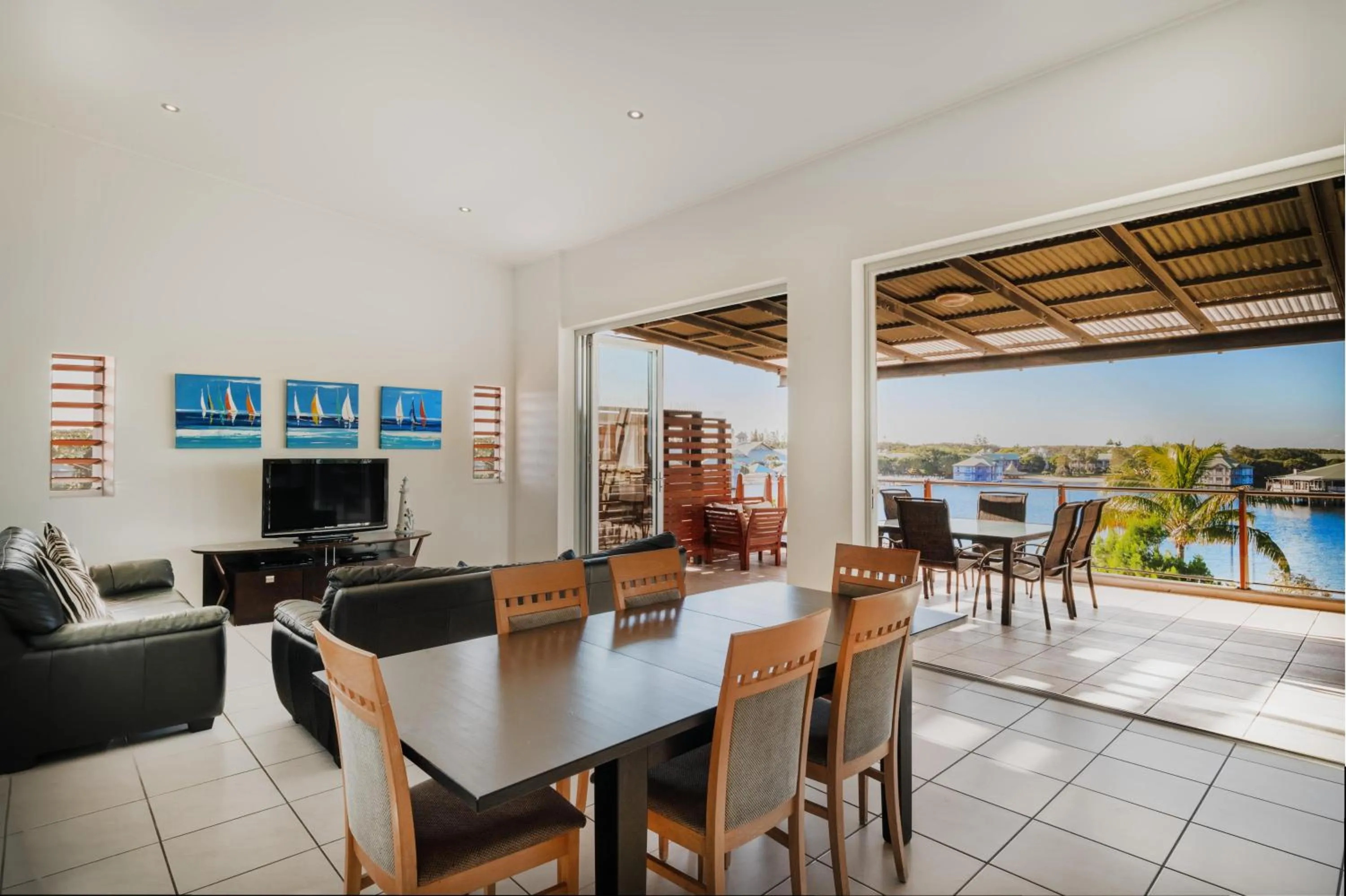 Patio in The Sebel Twin Waters