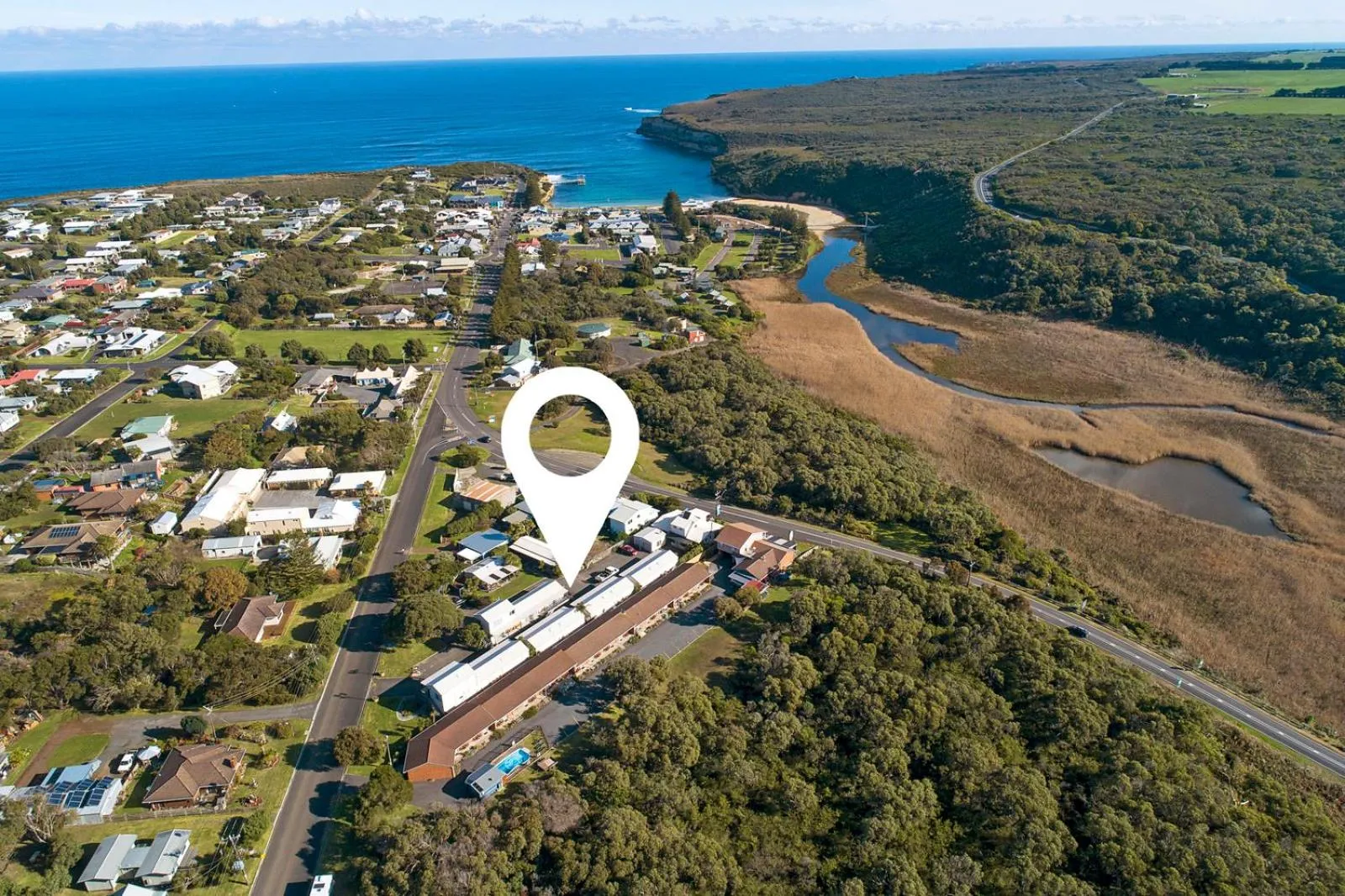 Bird's eye view in The Great Ocean Road Studios