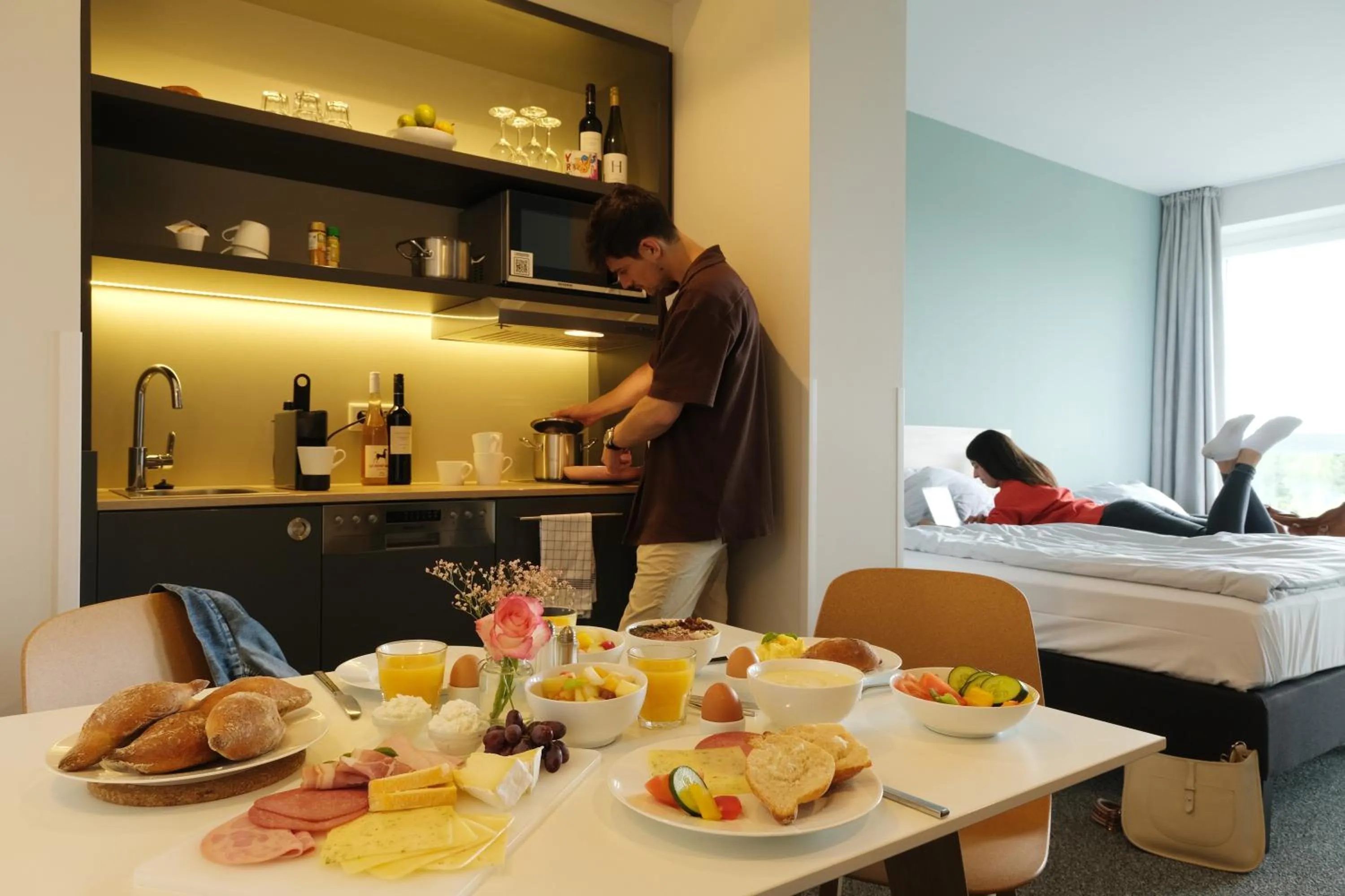 Breakfast in sylc. Apartmenthotel – Serviced Apartments