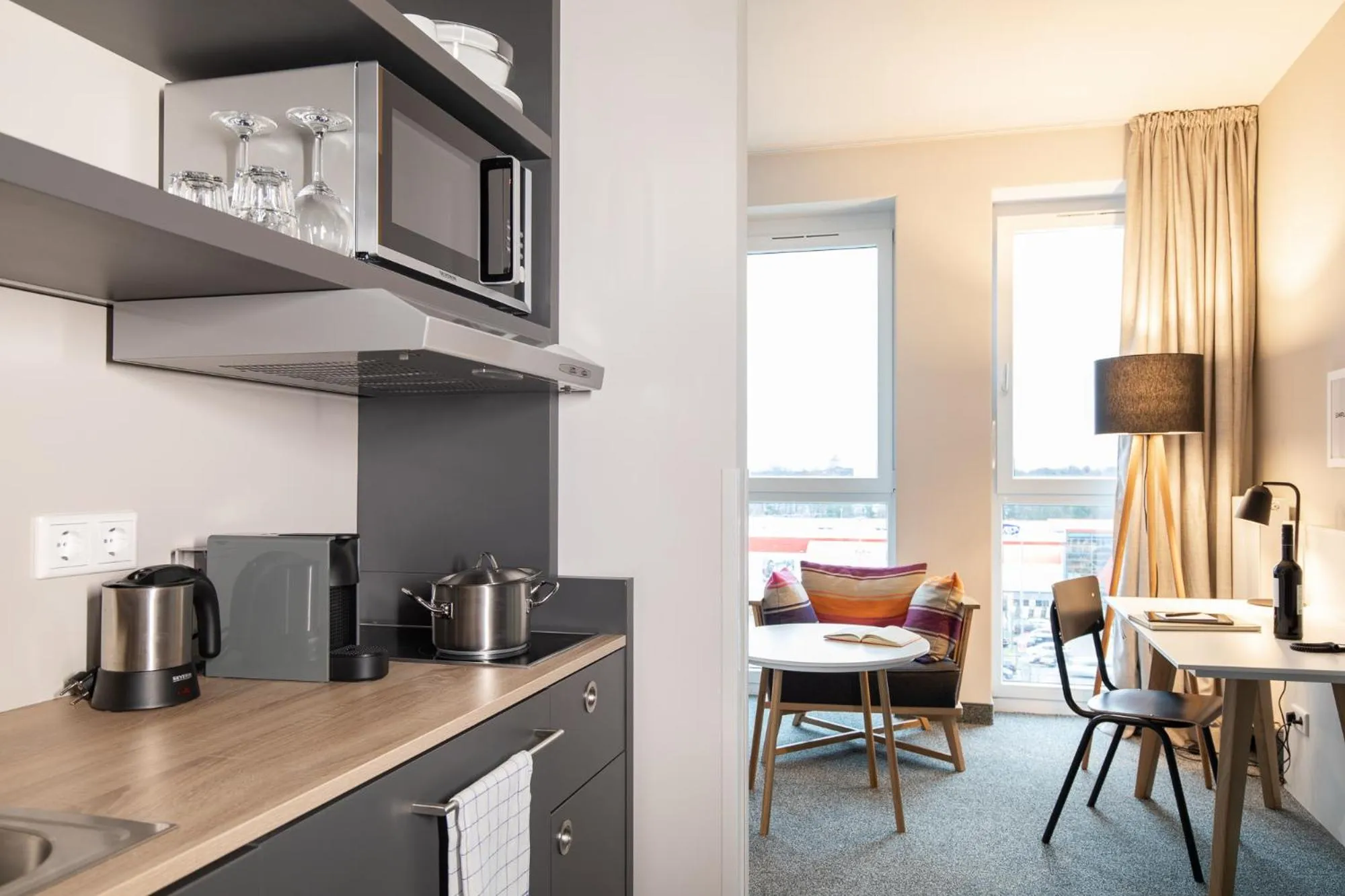 Kitchen or kitchenette in sylc. Apartmenthotel – Serviced Apartments