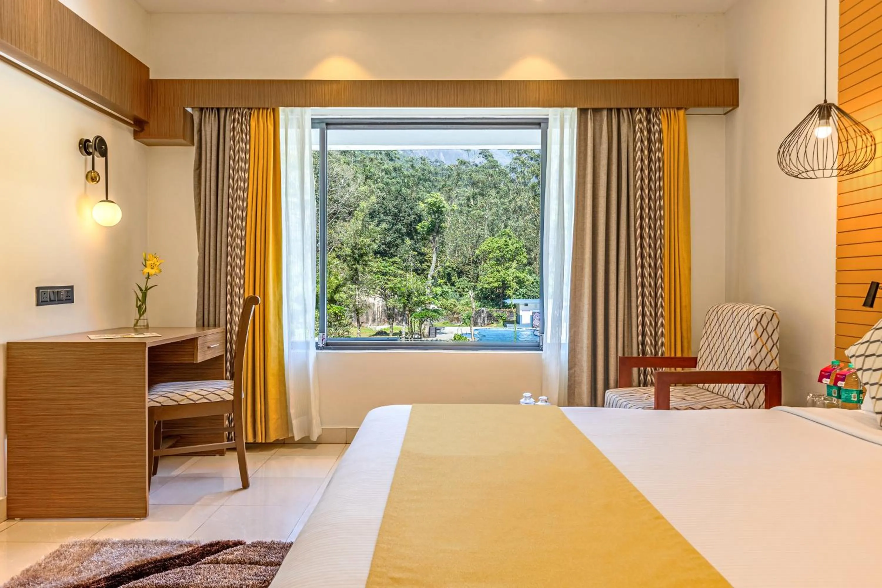 View (from property/room), Bed in Sterling Munnar