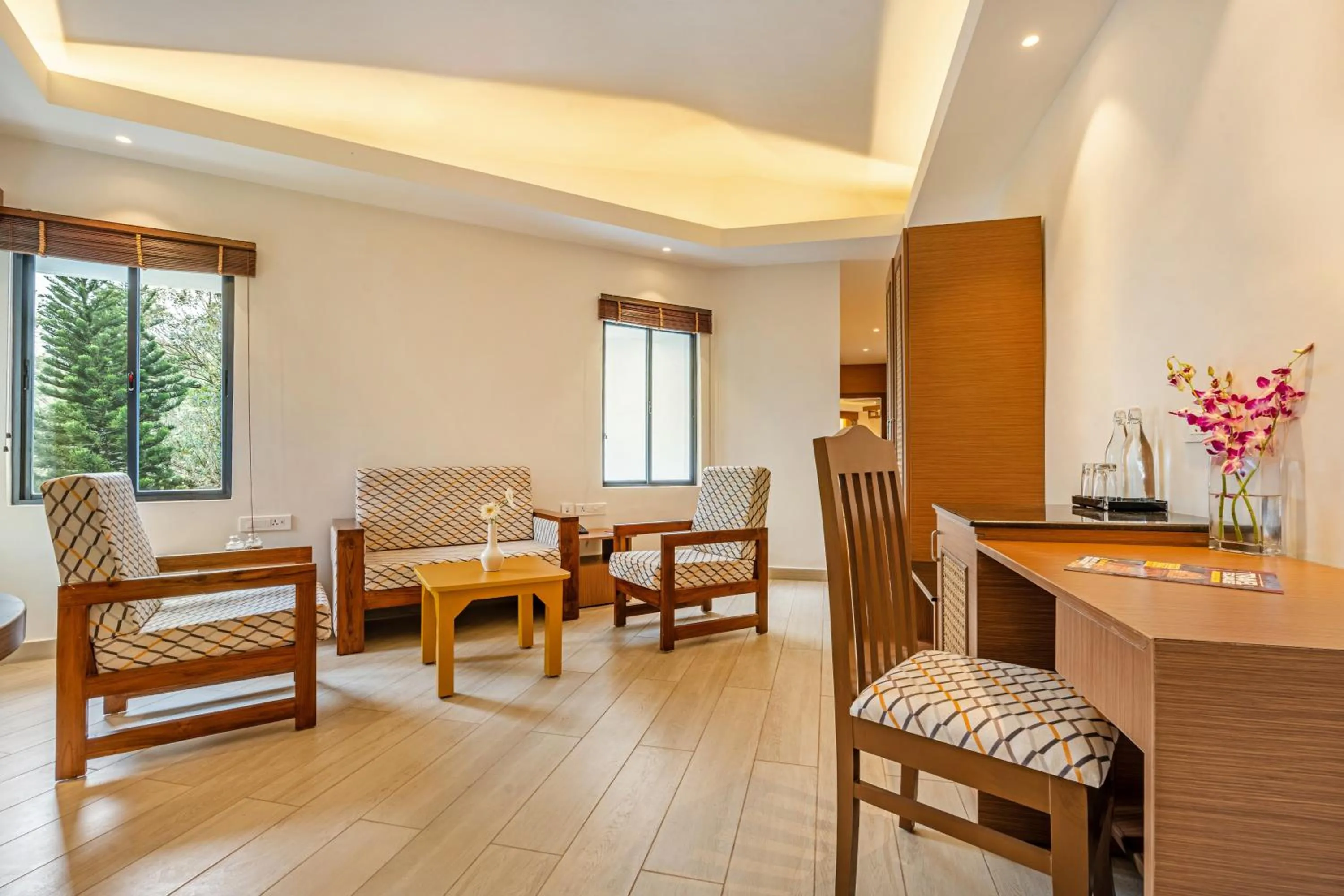 Living room in Sterling Munnar