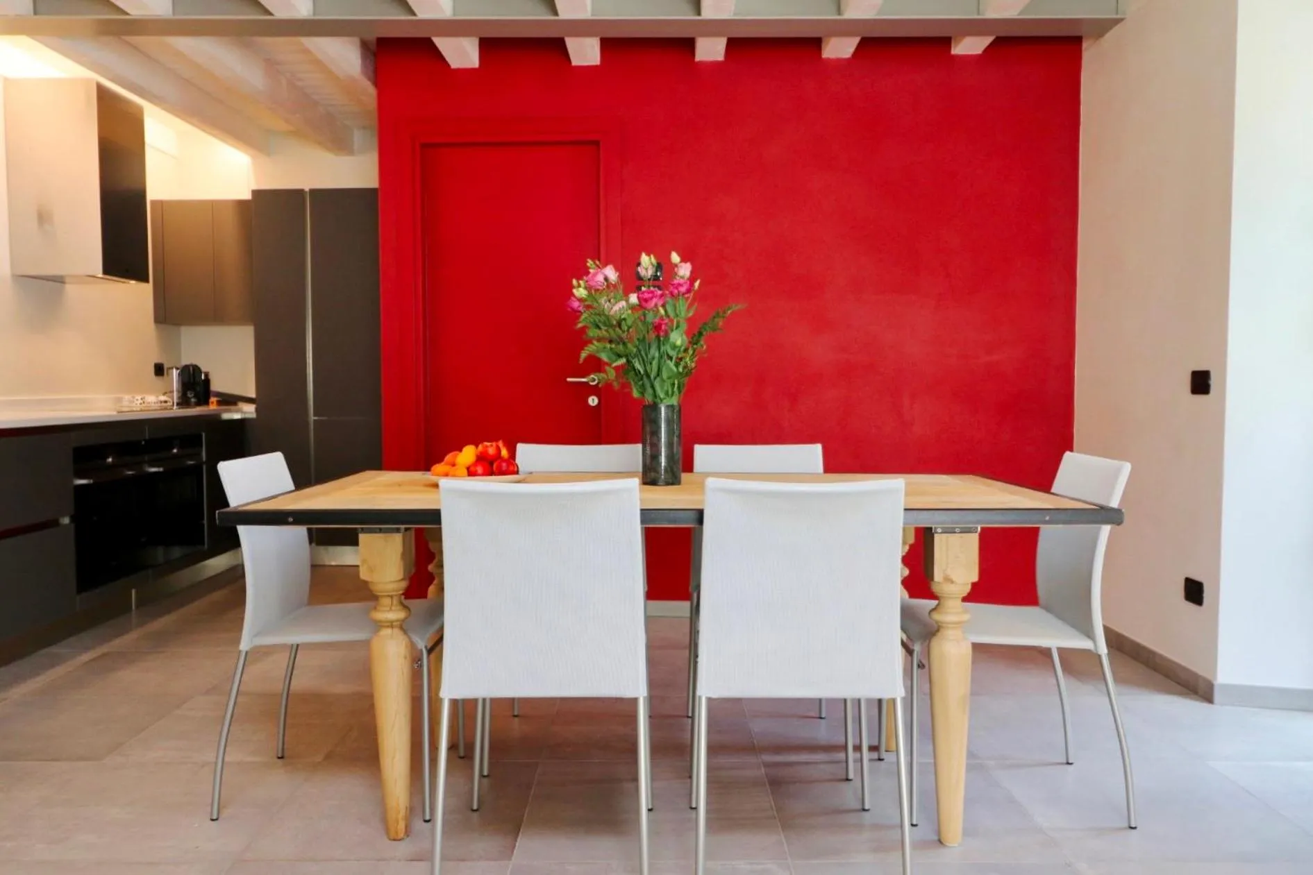 Kitchen or kitchenette in Castelli Delux