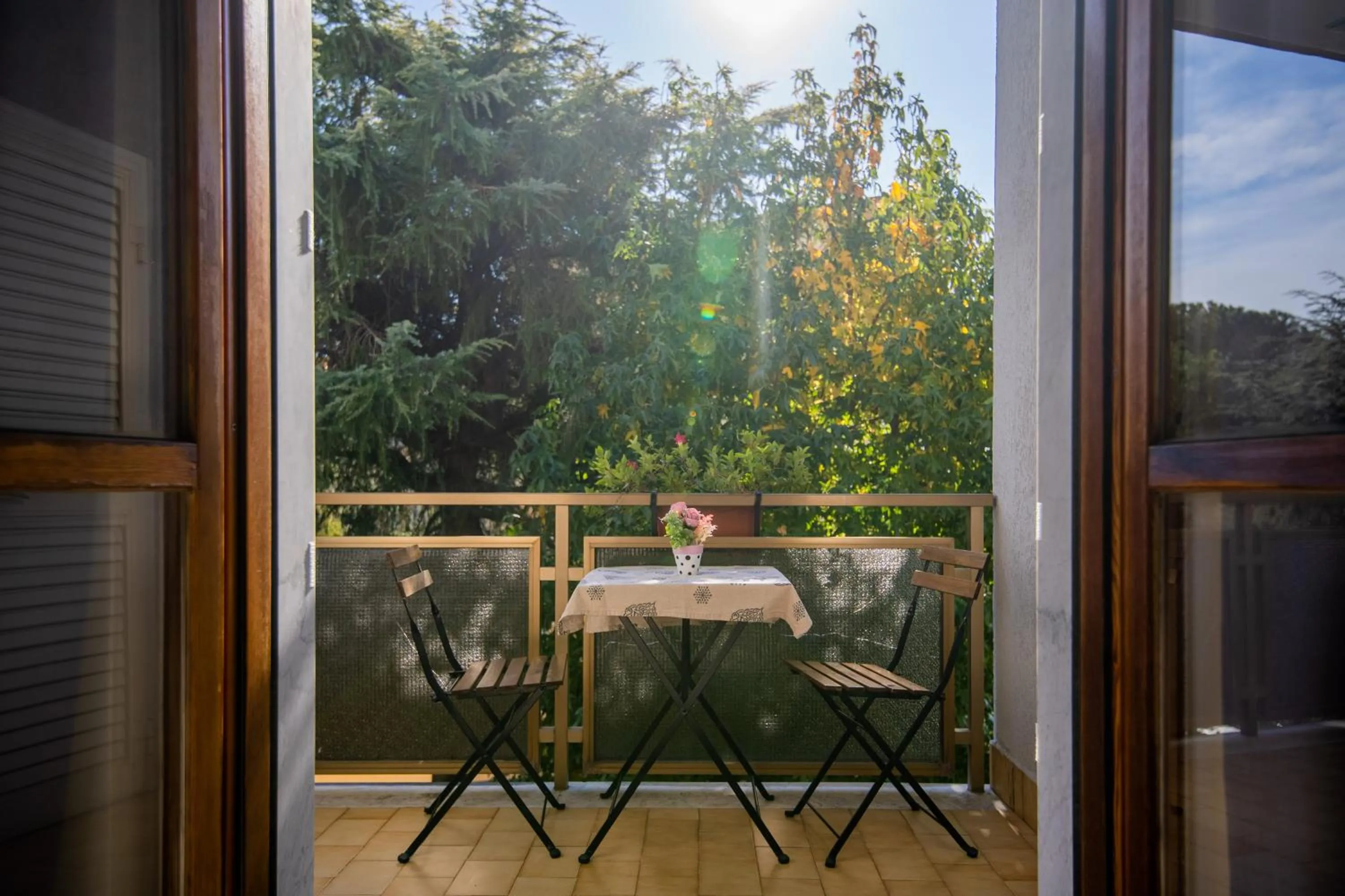 Balcony/Terrace in B&B A casa di Amici