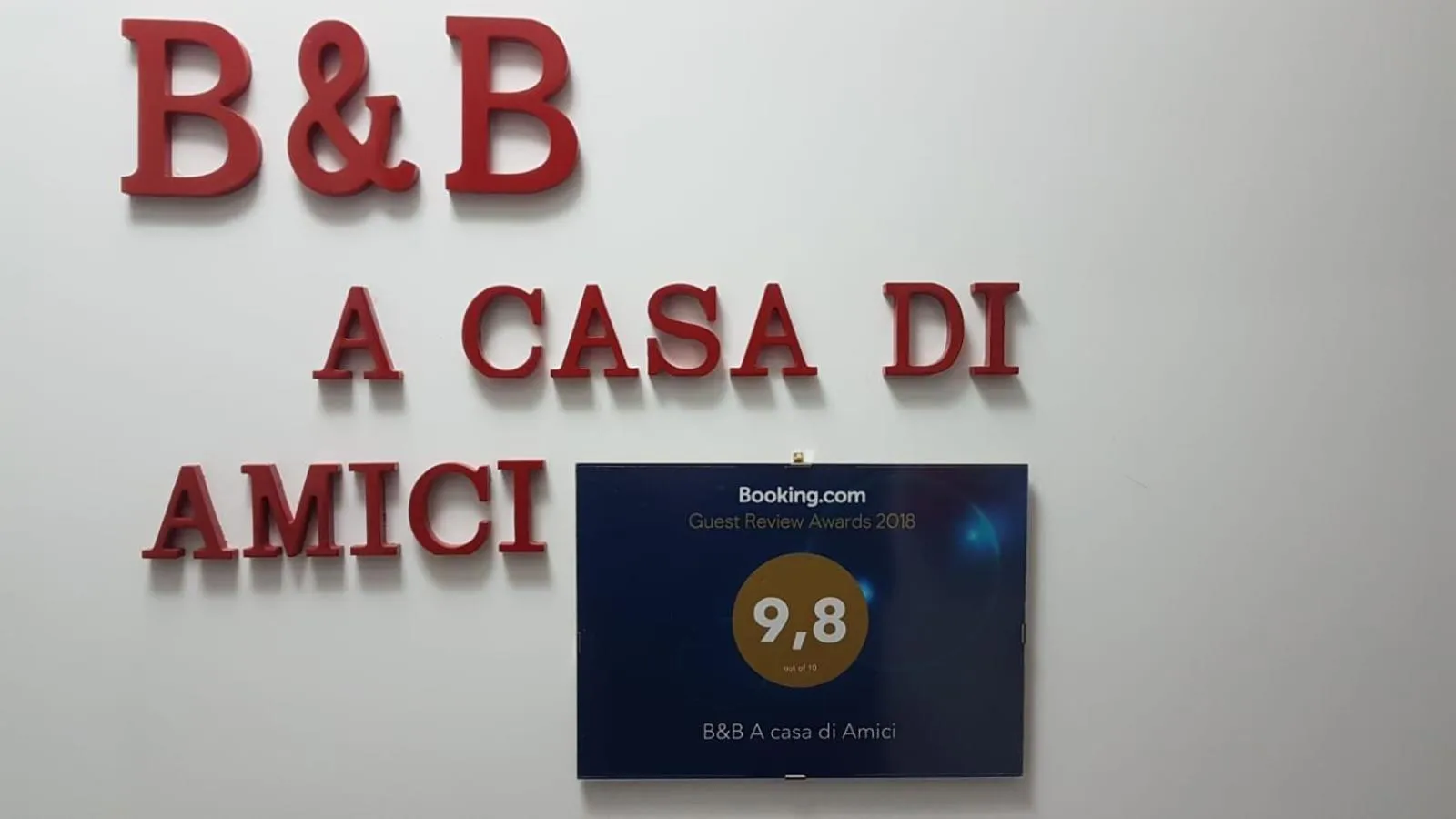 Logo/Certificate/Sign in B&B A casa di Amici