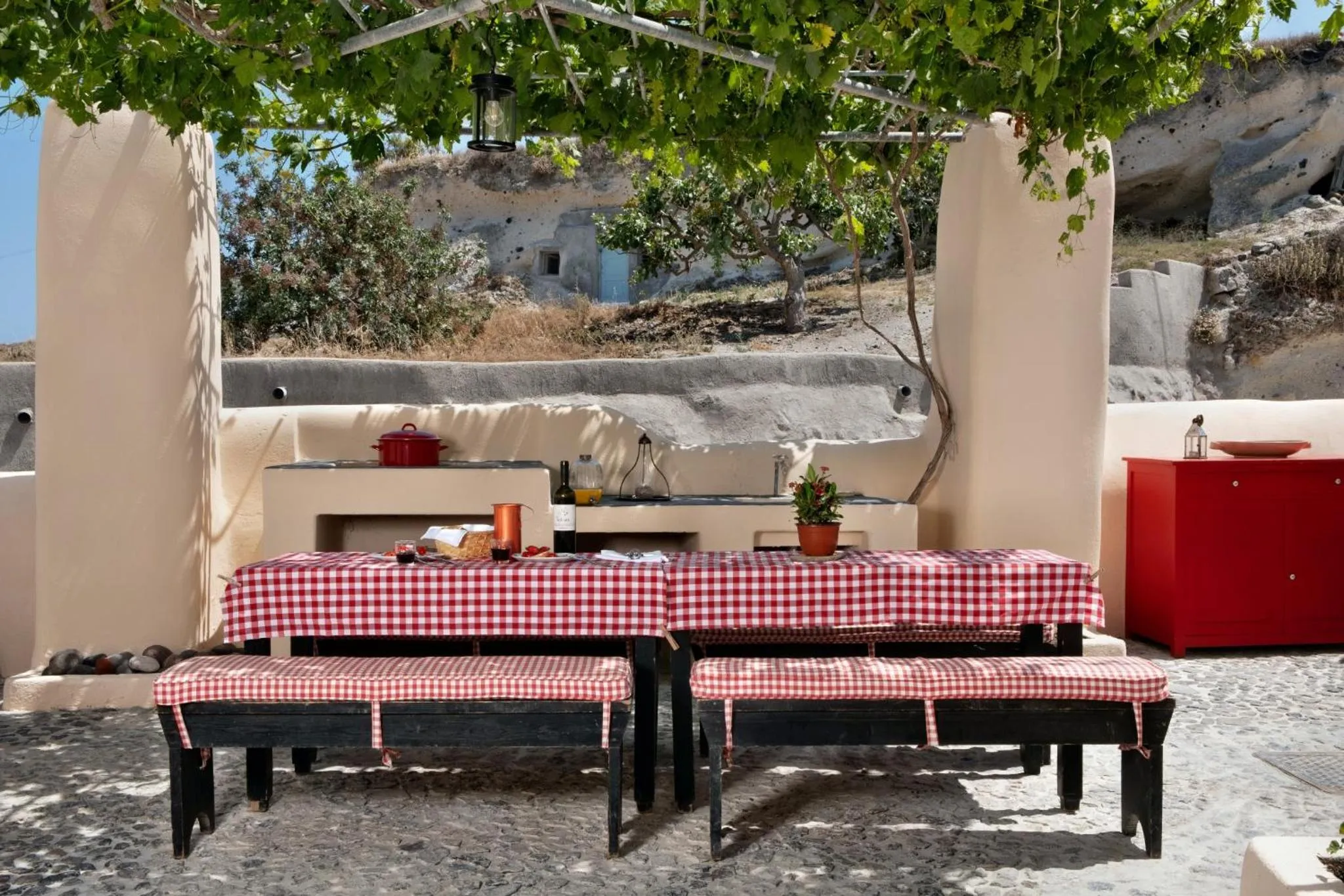 Living room in Abelis Canava Luxury Suites