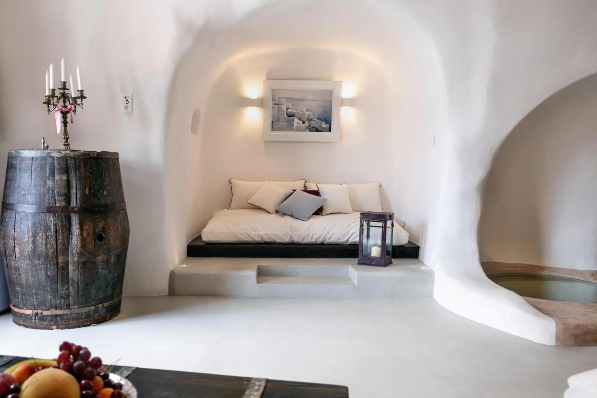 Seating area, Bed in Abelis Canava Luxury Suites