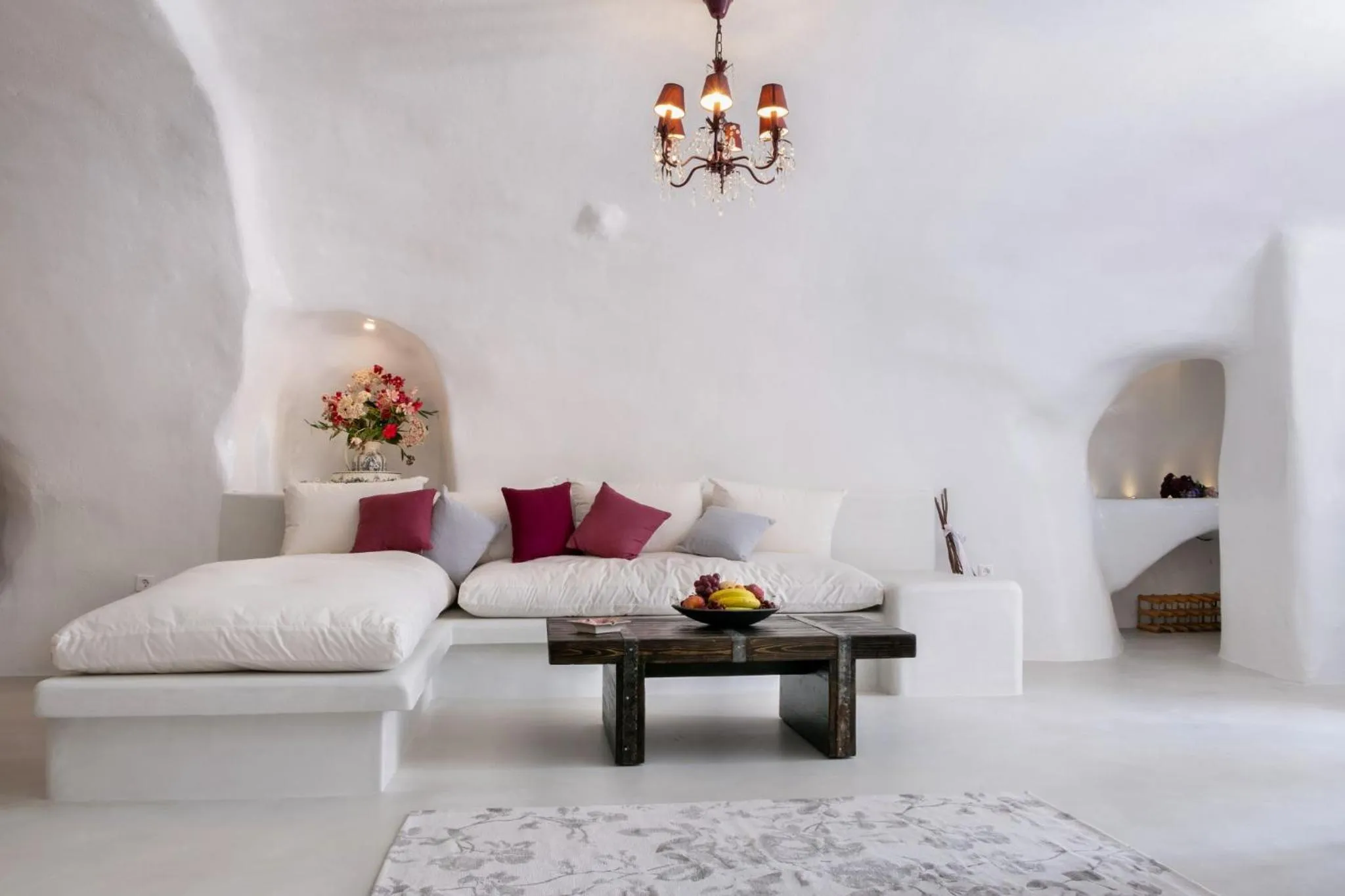 Living room in Abelis Canava Luxury Suites