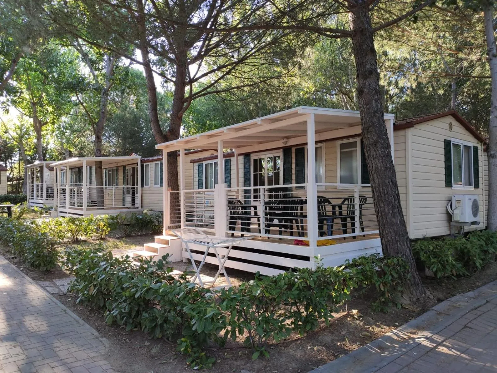 Patio in Badiaccia Village Camping