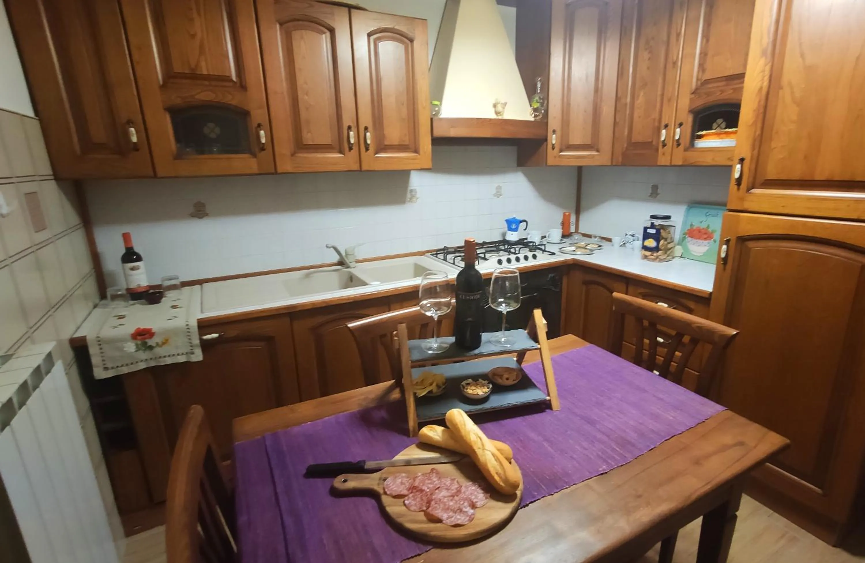 Kitchen or kitchenette in Badiaccia Village Camping