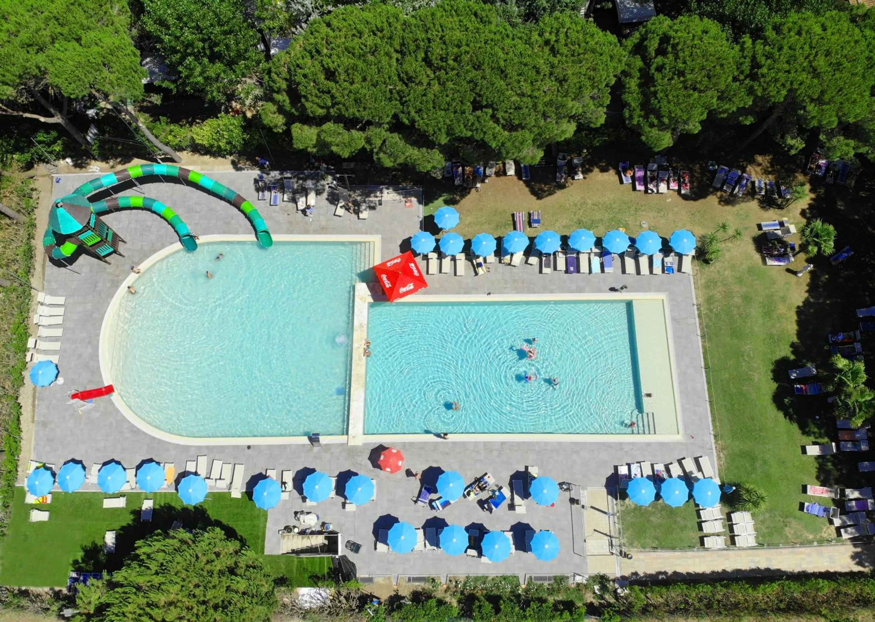 Aqua park in Badiaccia Village Camping