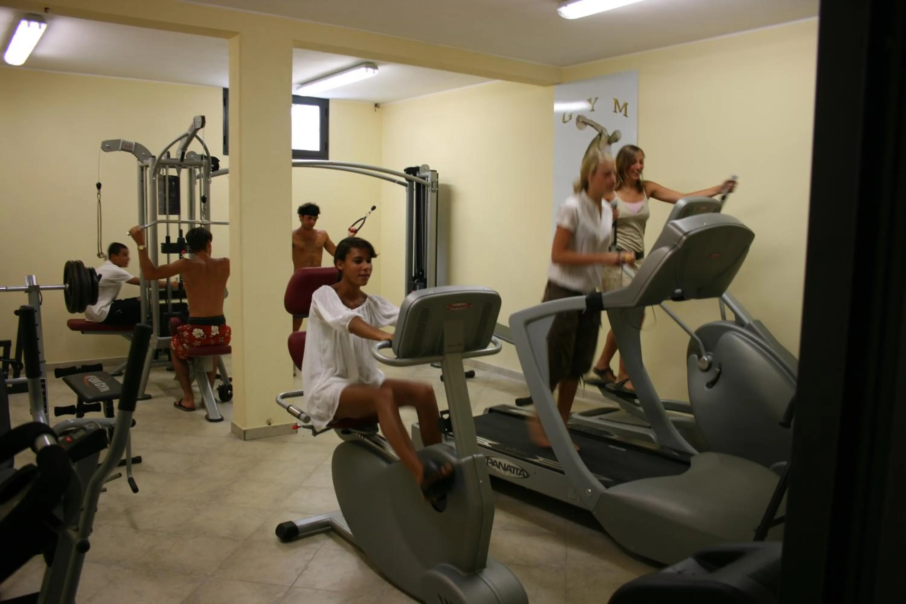 Fitness centre/facilities in Badiaccia Village Camping