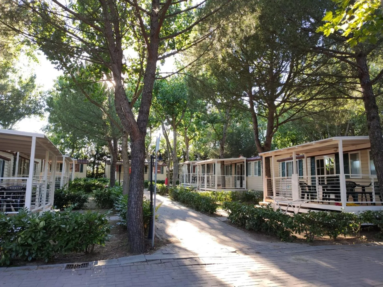 Patio in Badiaccia Village Camping