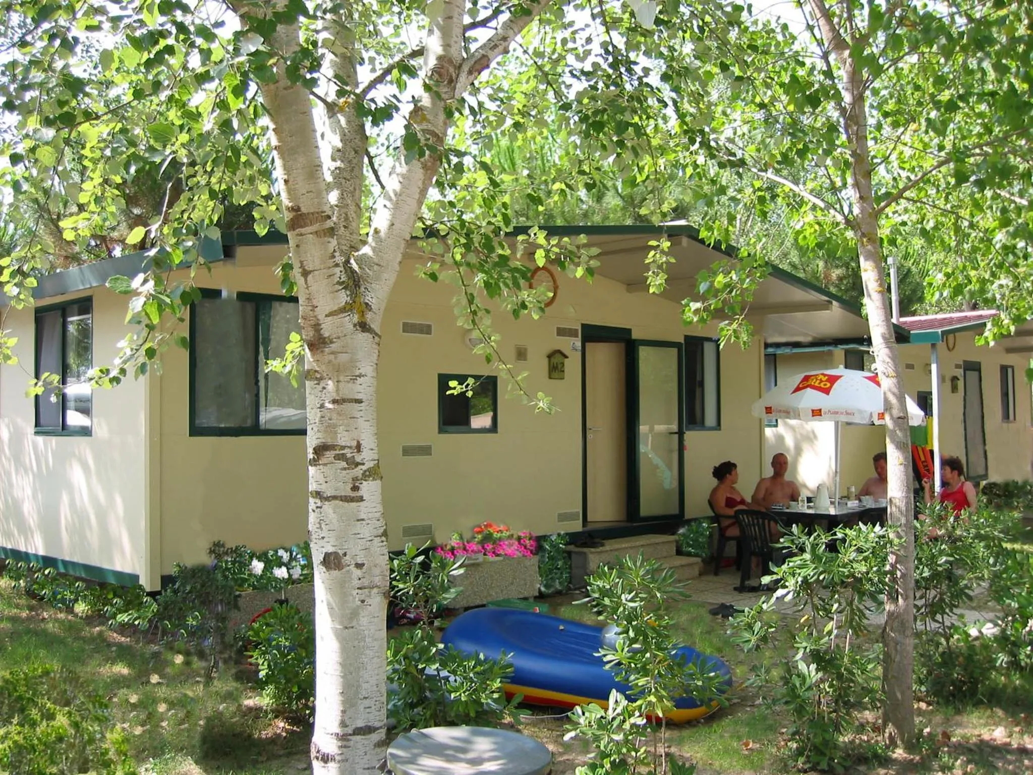 Patio in Badiaccia Village Camping