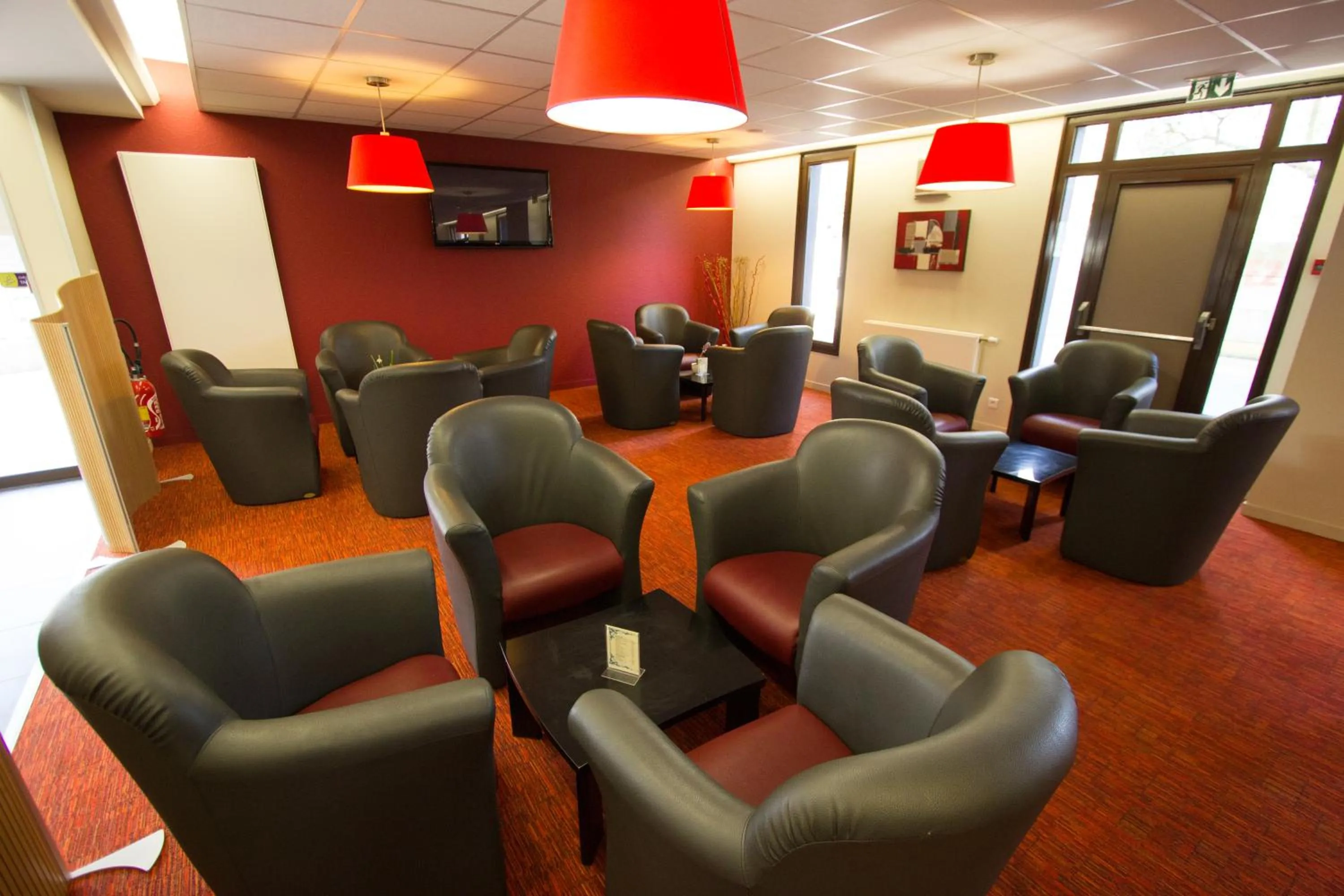 Seating area in Hotel Bollaert