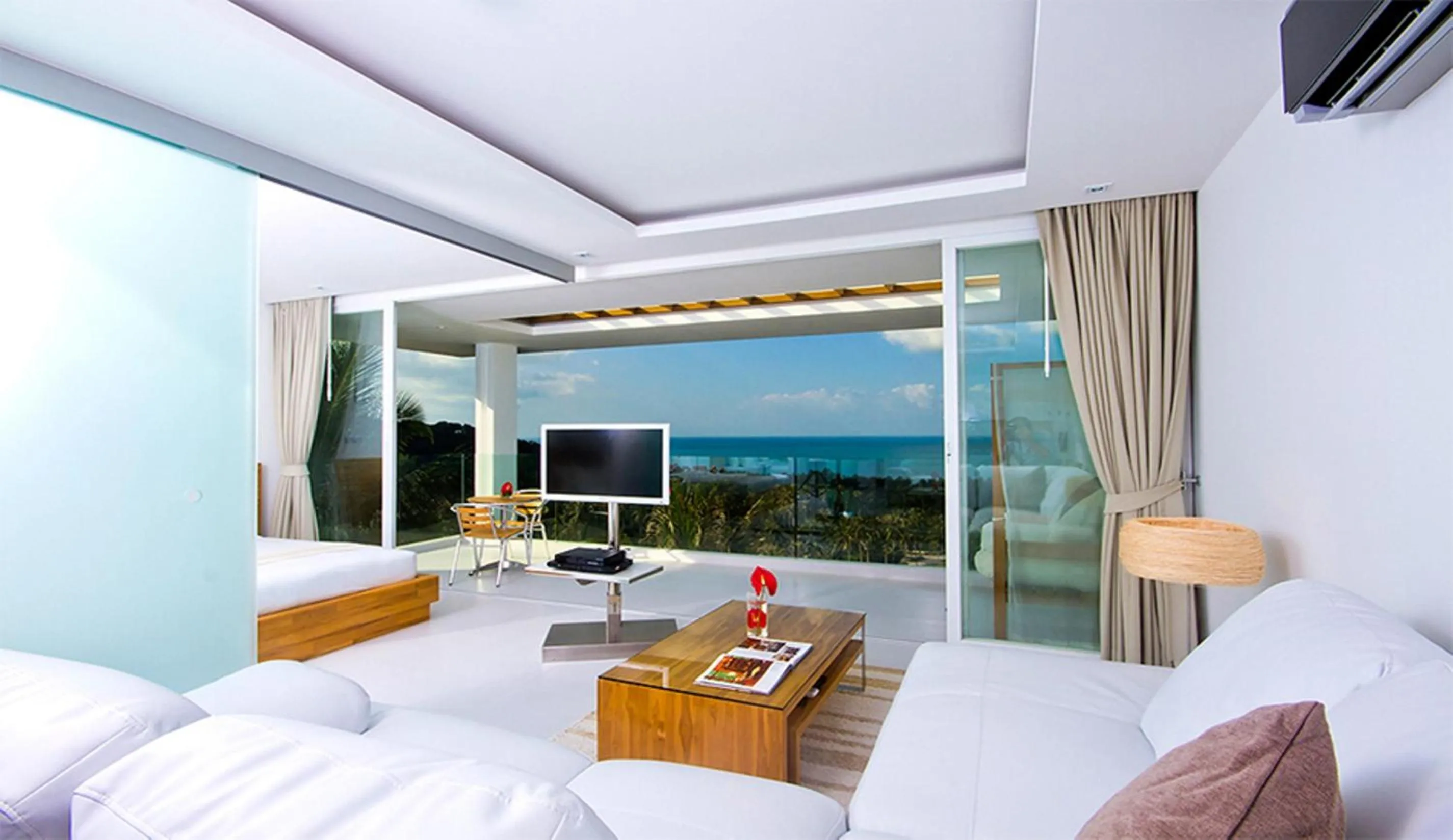 TV and multimedia, Bed in Code Samui Hotel